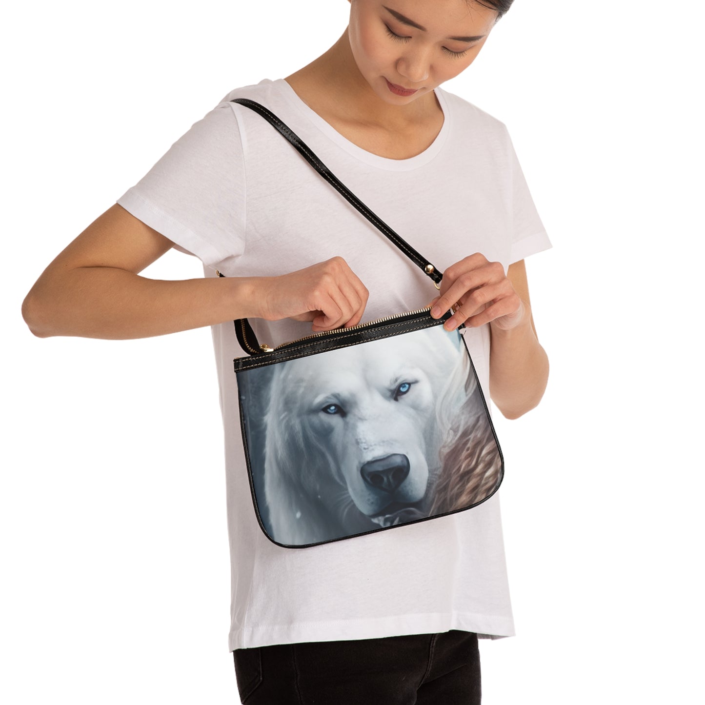 Polar Bear Stare - Small Purse