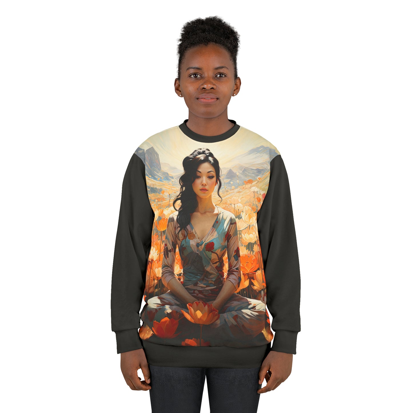 Enlotusment - Artistic Sweatshirt