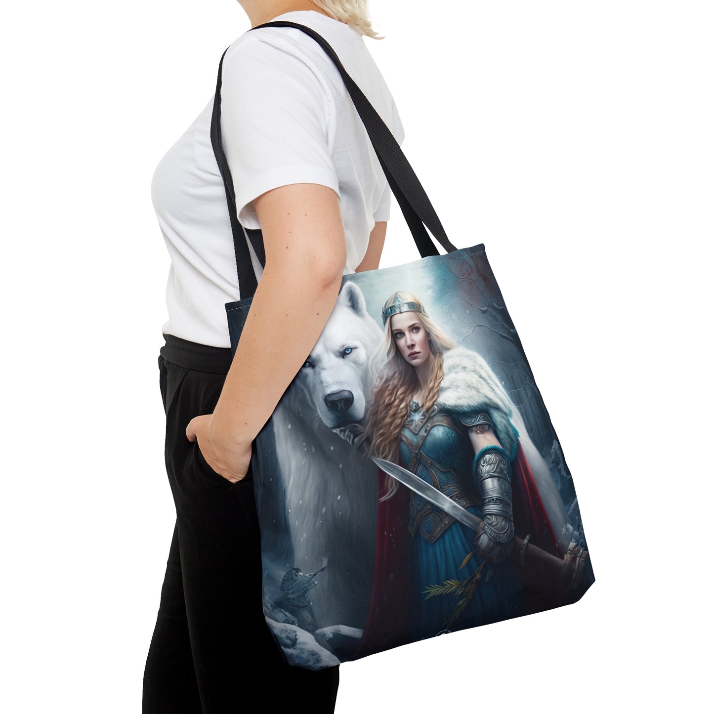 Polar Bear Baroness - Artistic Tote Bag