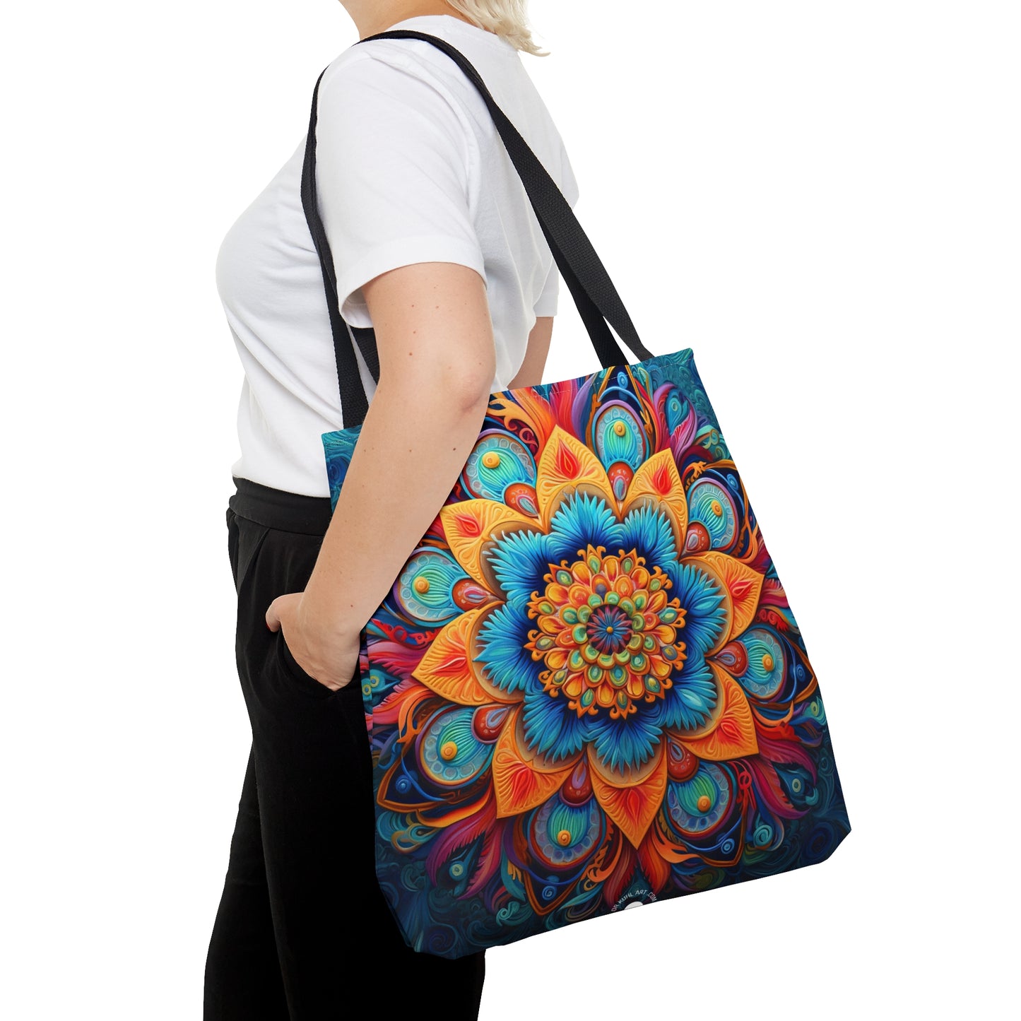 Floral Mandala - Artistic Tote Bag