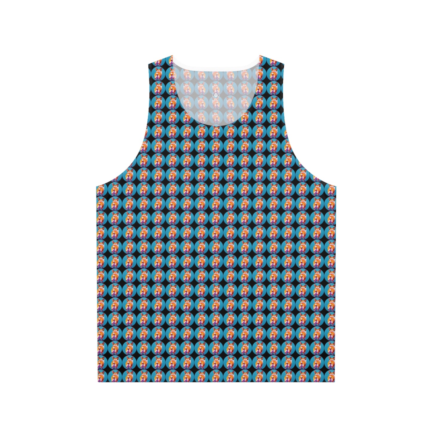 Corgi Butt Dots in Black - Tank Top