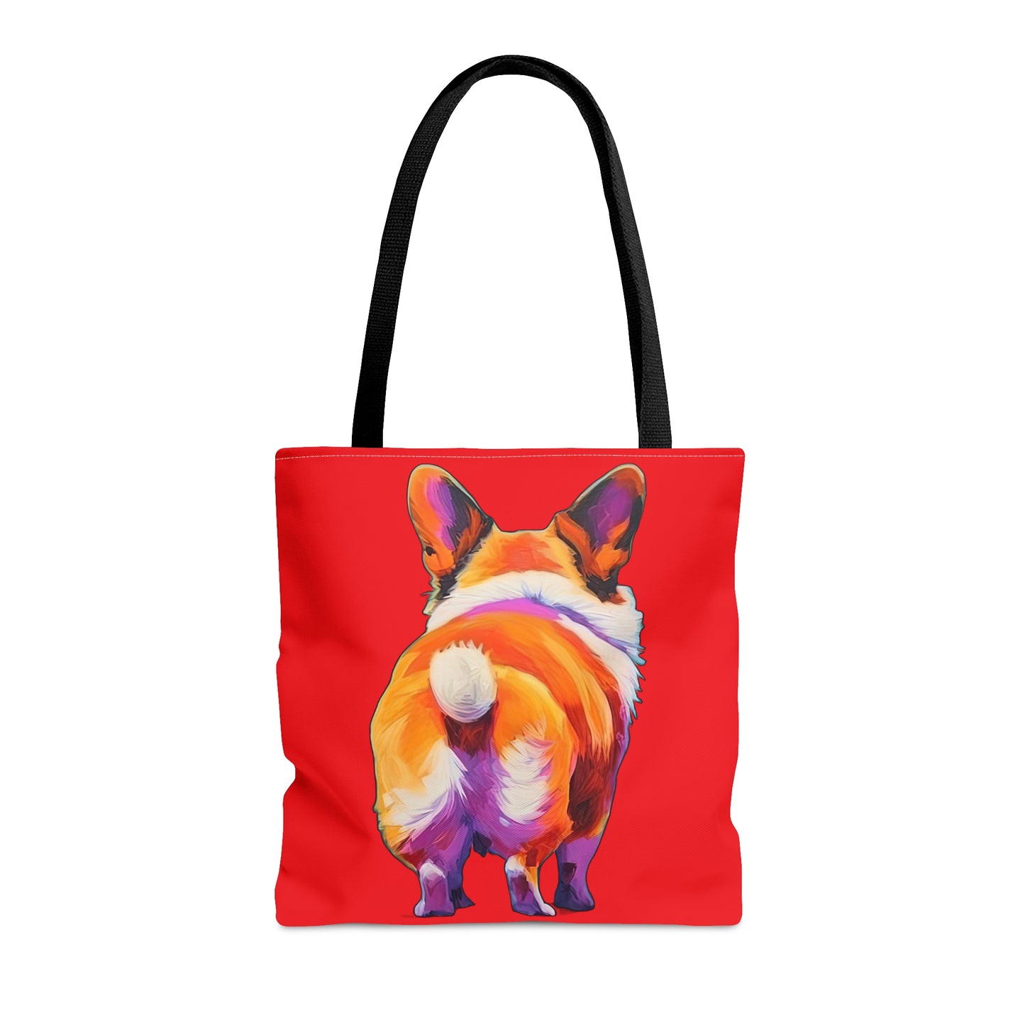 Corgi Butt in Red - Artistic Tote Bag