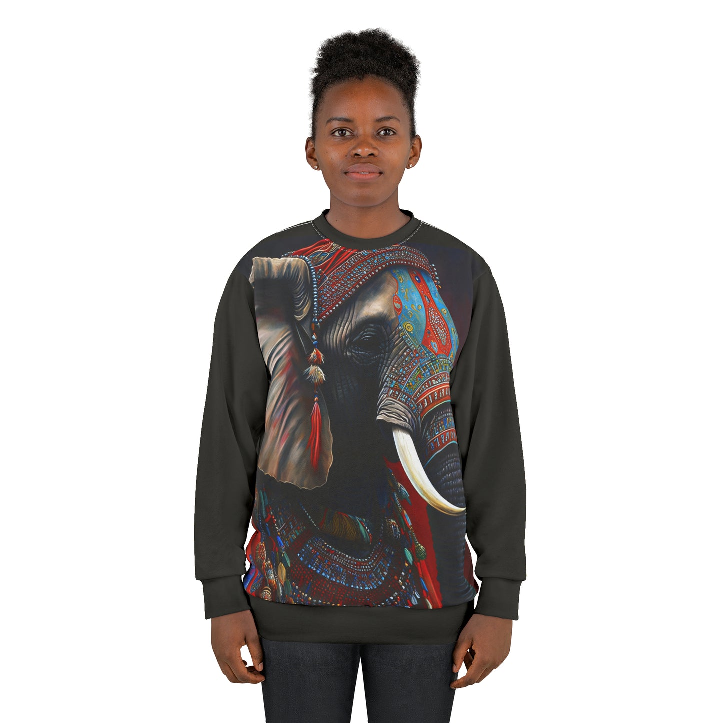 Elephant King - Artistic Sweatshirt