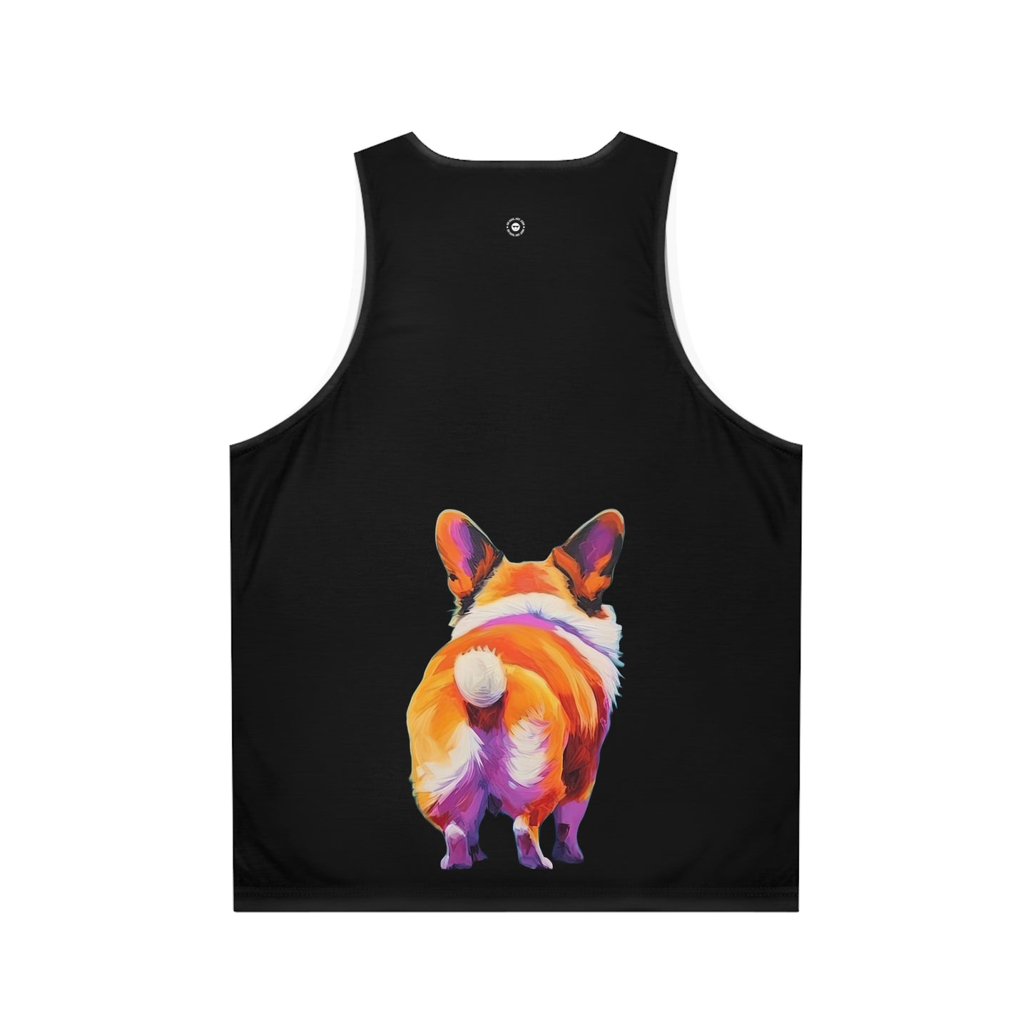 Corgi Butt in Black - Tank Top