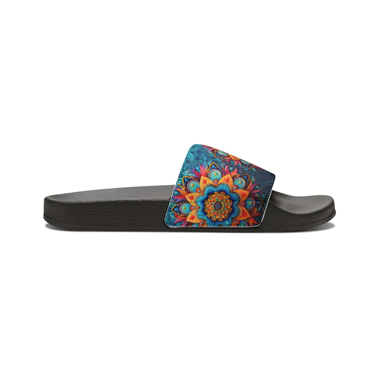 Floral Mandala - Men's Slides