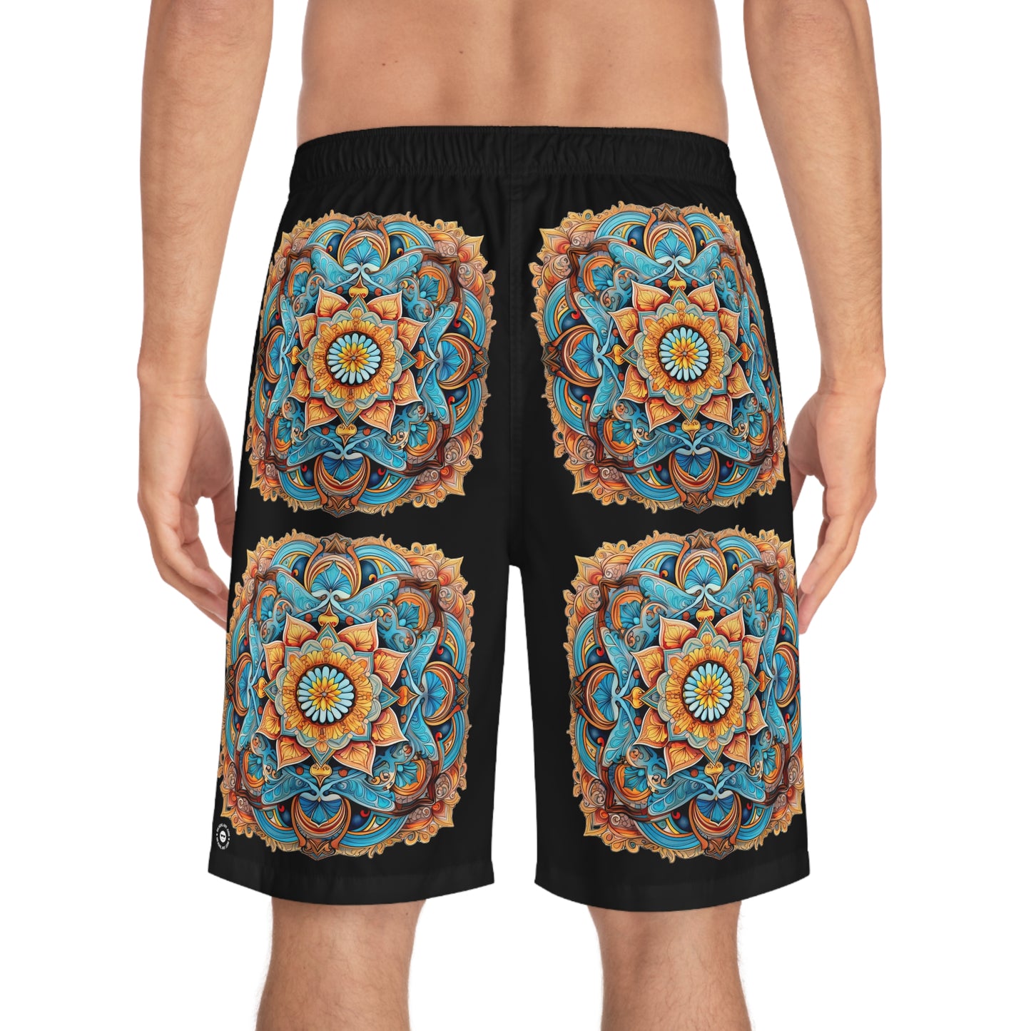 Winged Mandala - Artistic Board Shorts