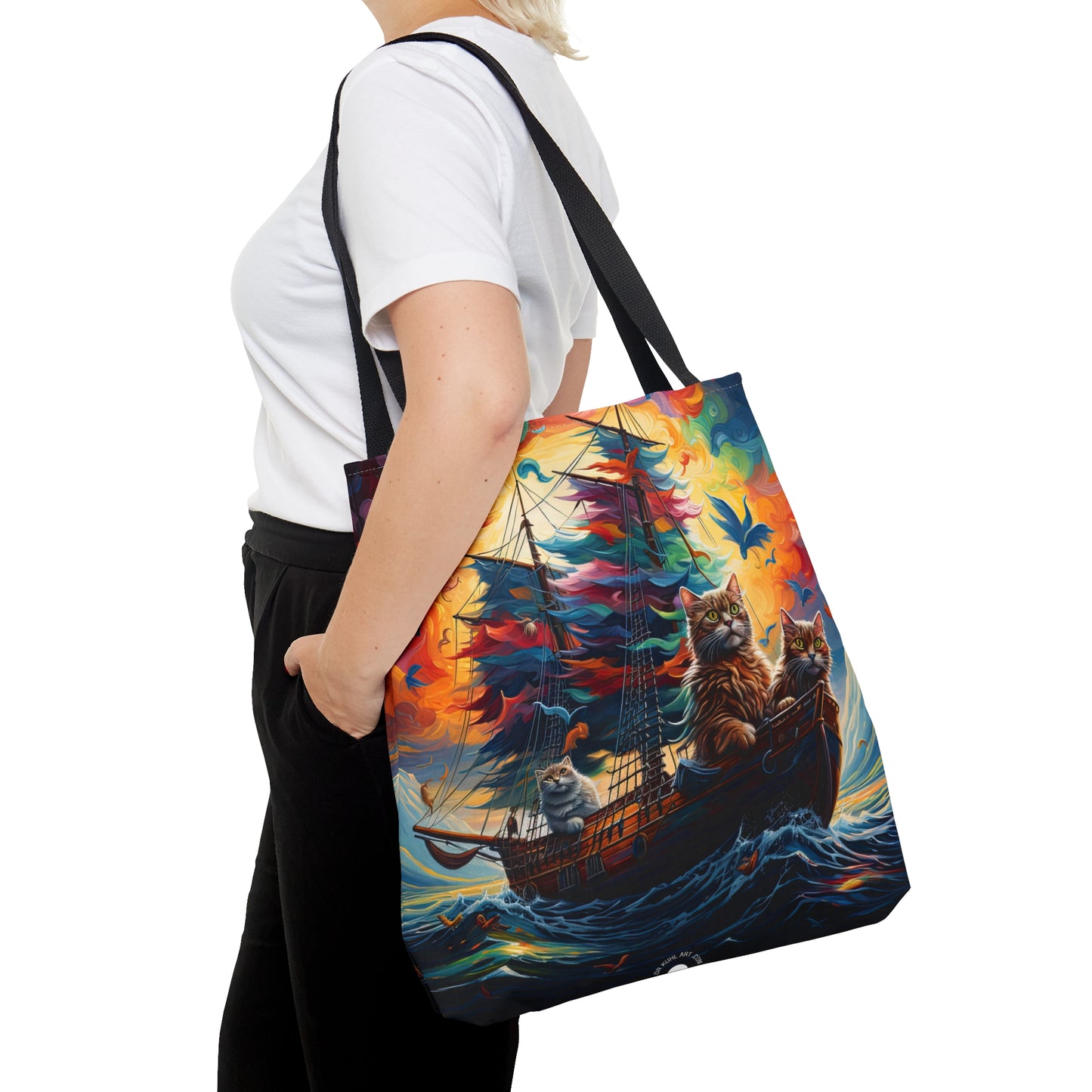 Sea Cats - Artistic Tote Bag