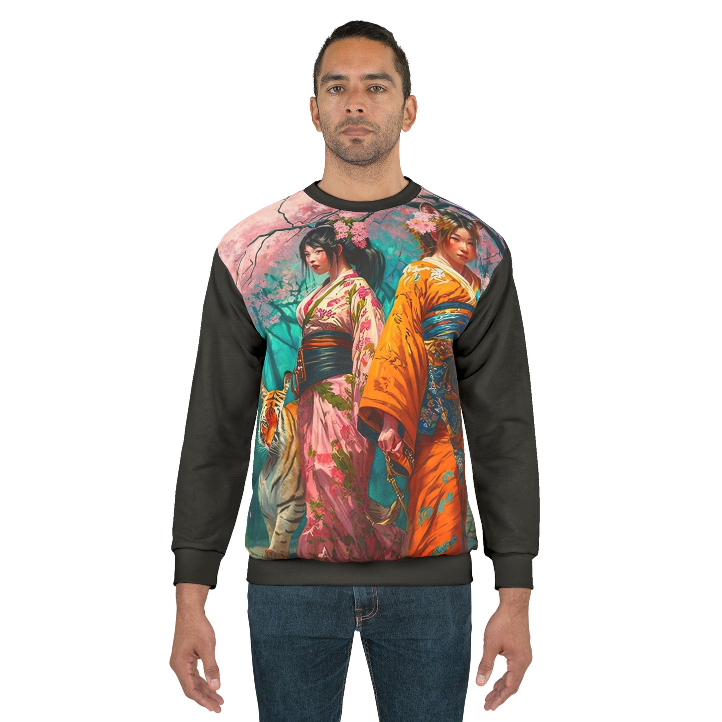 Tiger Geishas - Artistic Sweatshirt