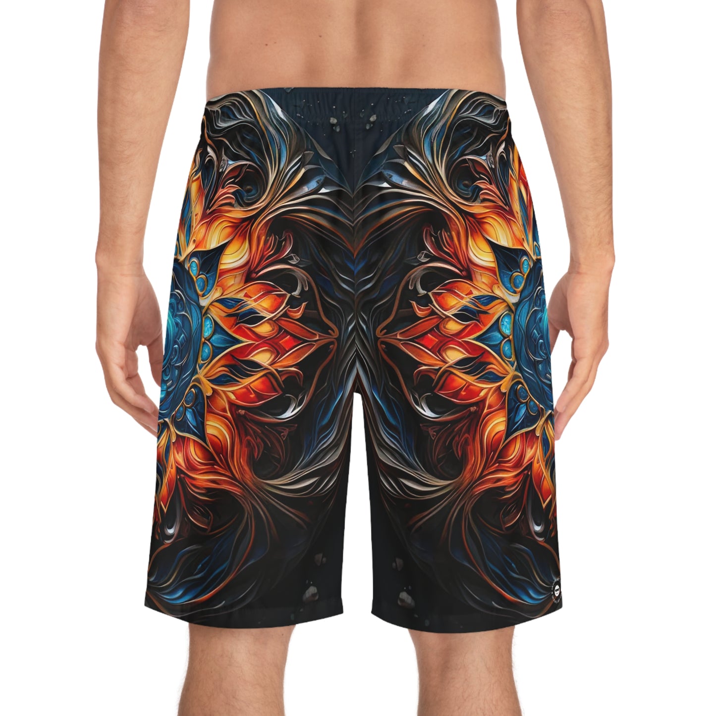 Fire and Ice - Artistic Board Shorts