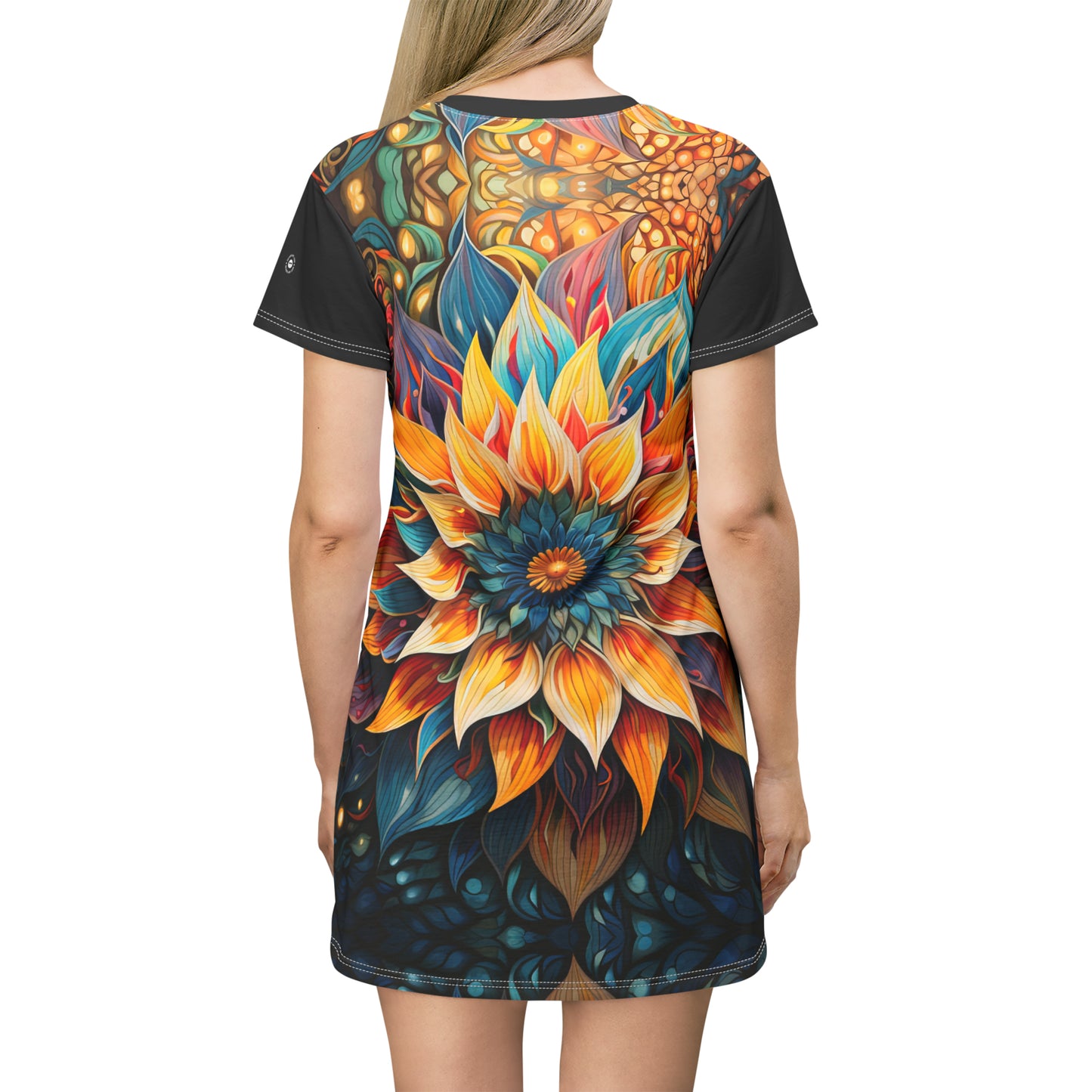 Pulsation - Artsy T-Shirt Dress