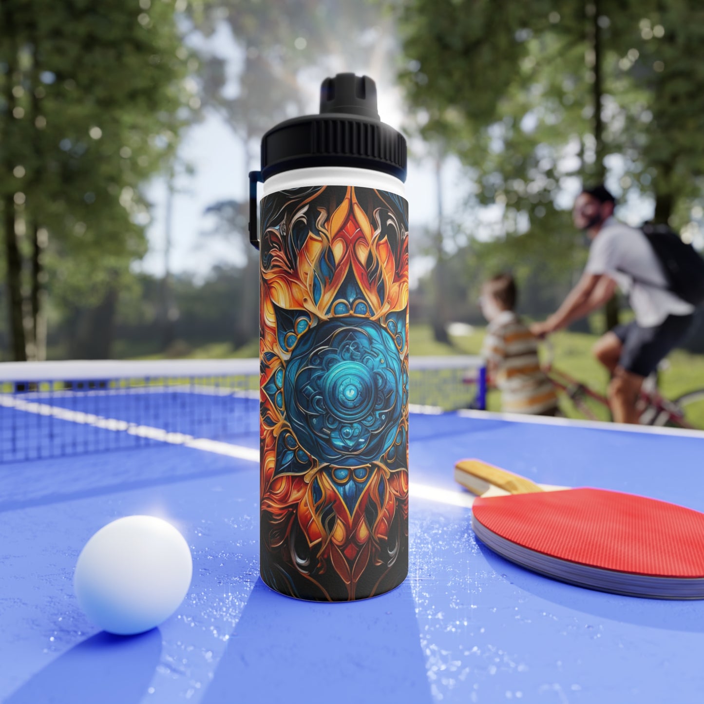 Fire and Ice - Water Bottle