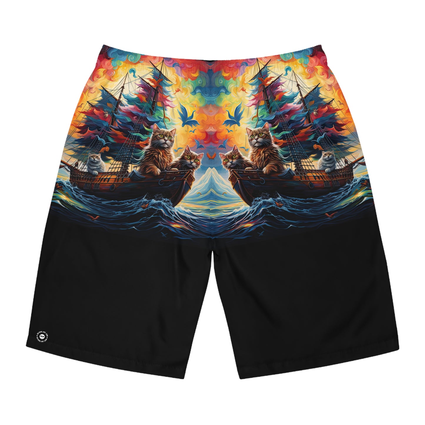 Sea Cats - Artistic Board Shorts