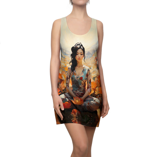 Enlotusment - Artistic Racerback Dress