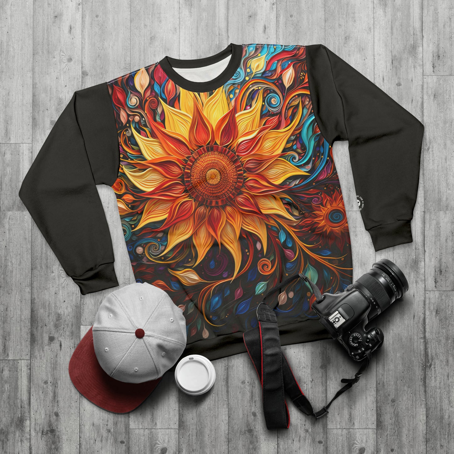 Blustery Blossom - Artistic Sweatshirt