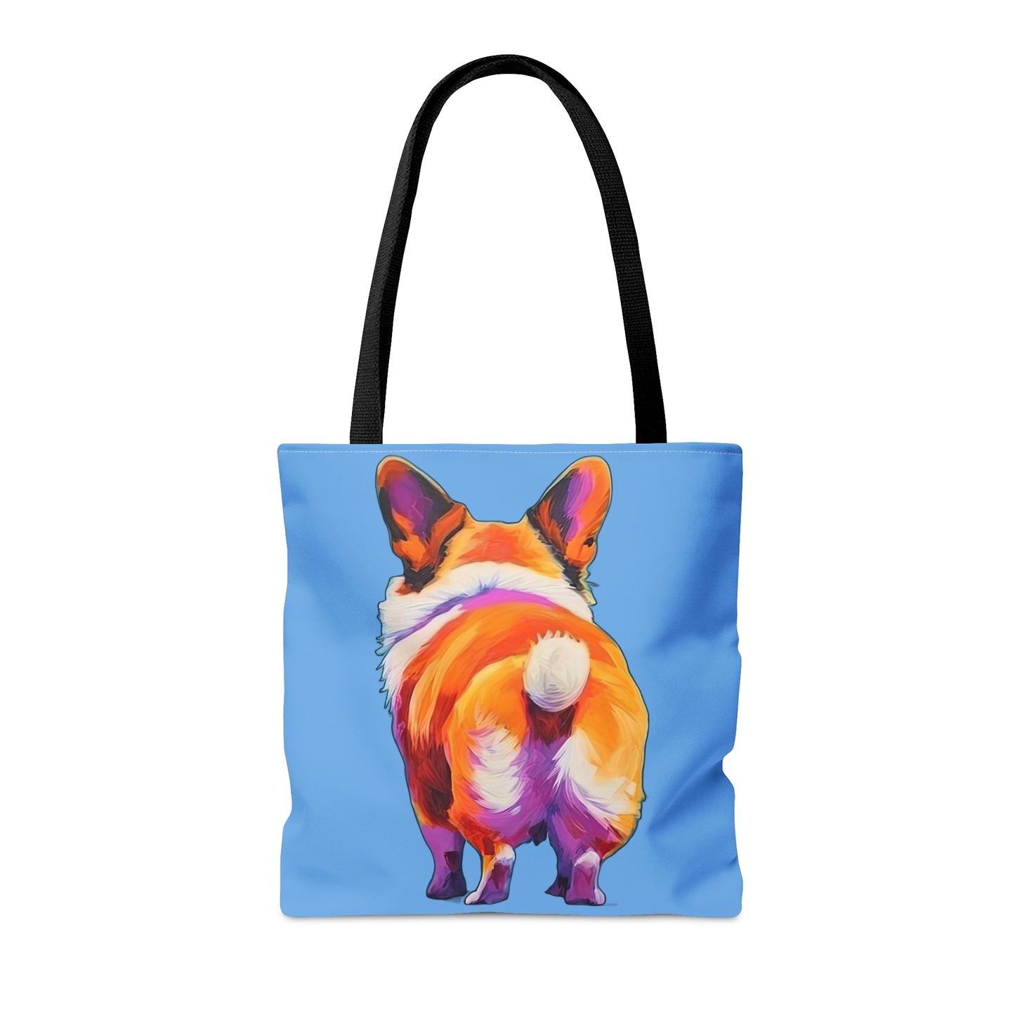 Corgi Butt in Blue - Artistic Tote Bag