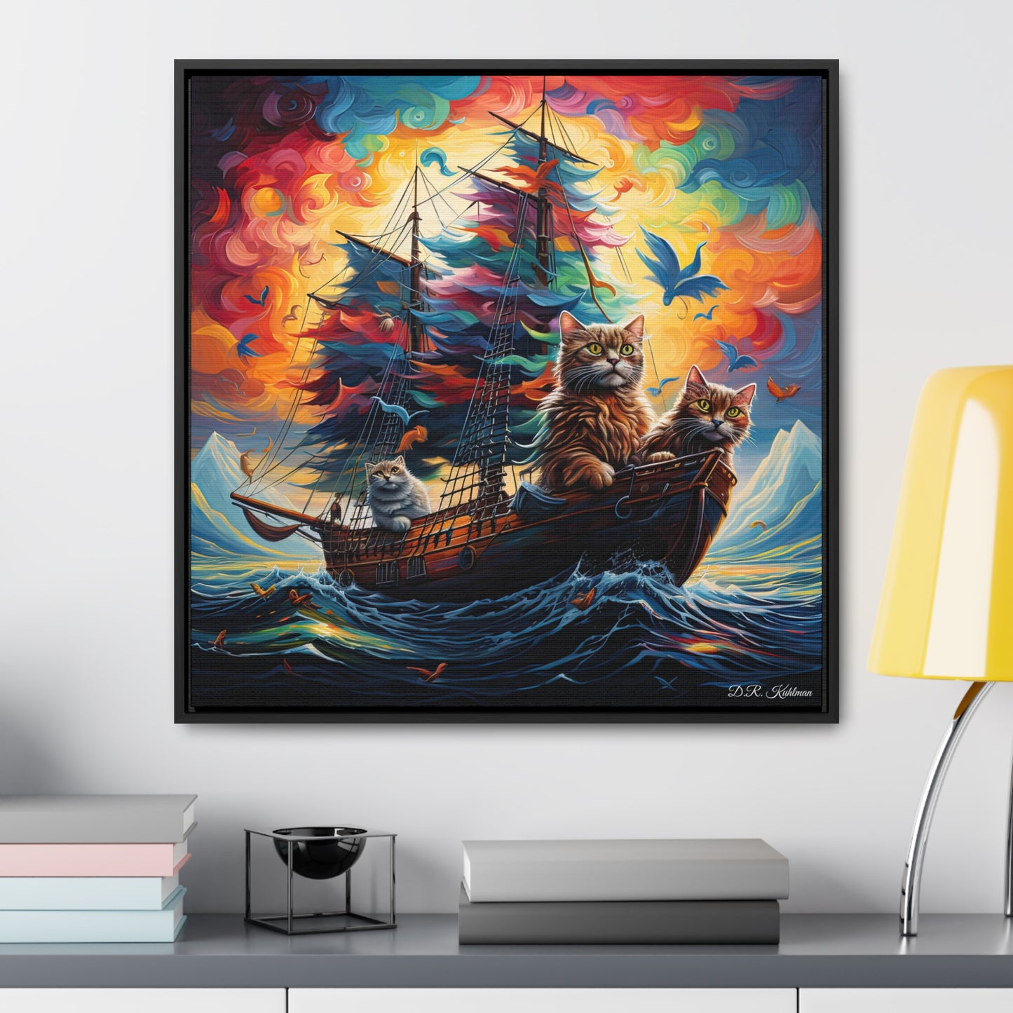 Sea Cats on Canvas