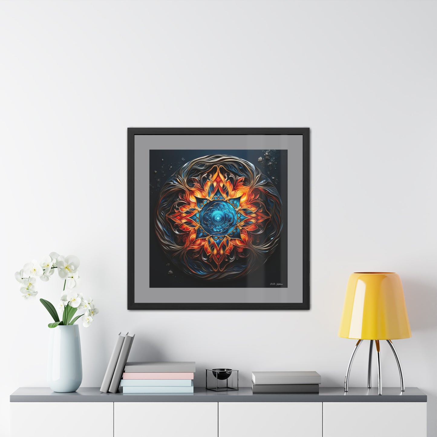 Fire and Ice - Framed Fine Art Print