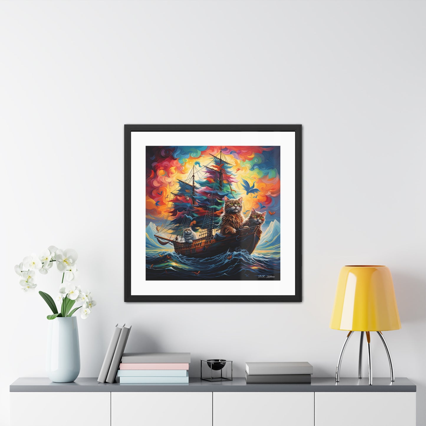 Sea Cats - Framed Fine Art Print