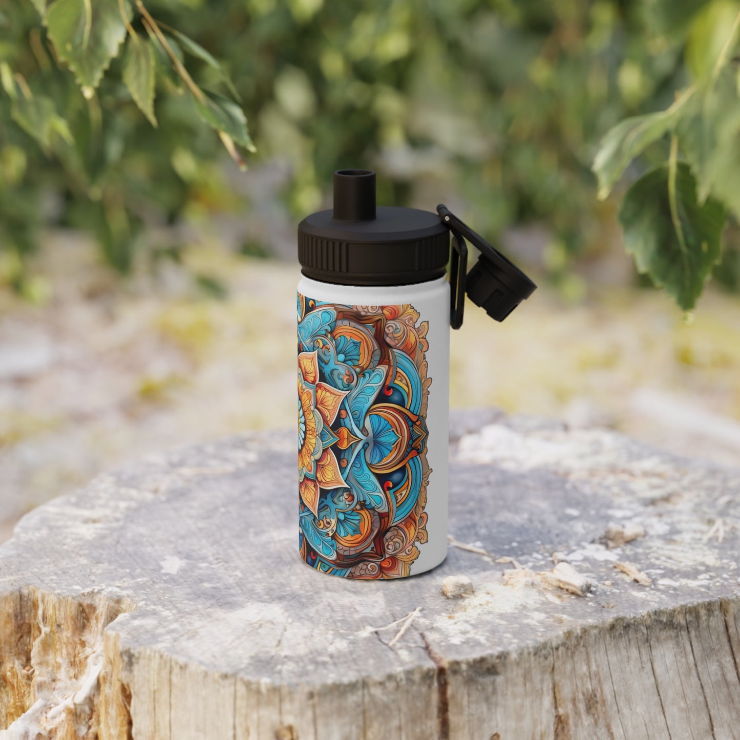 Winged Mandala - Water Bottle