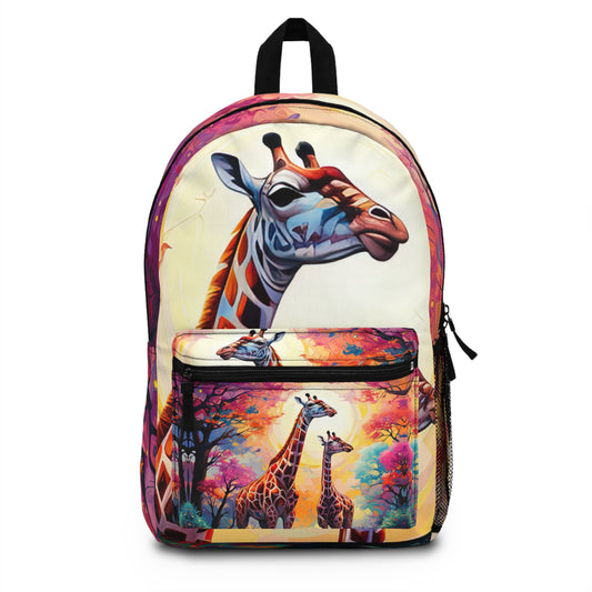 Giraffe Sunrise - Artsy Backpack