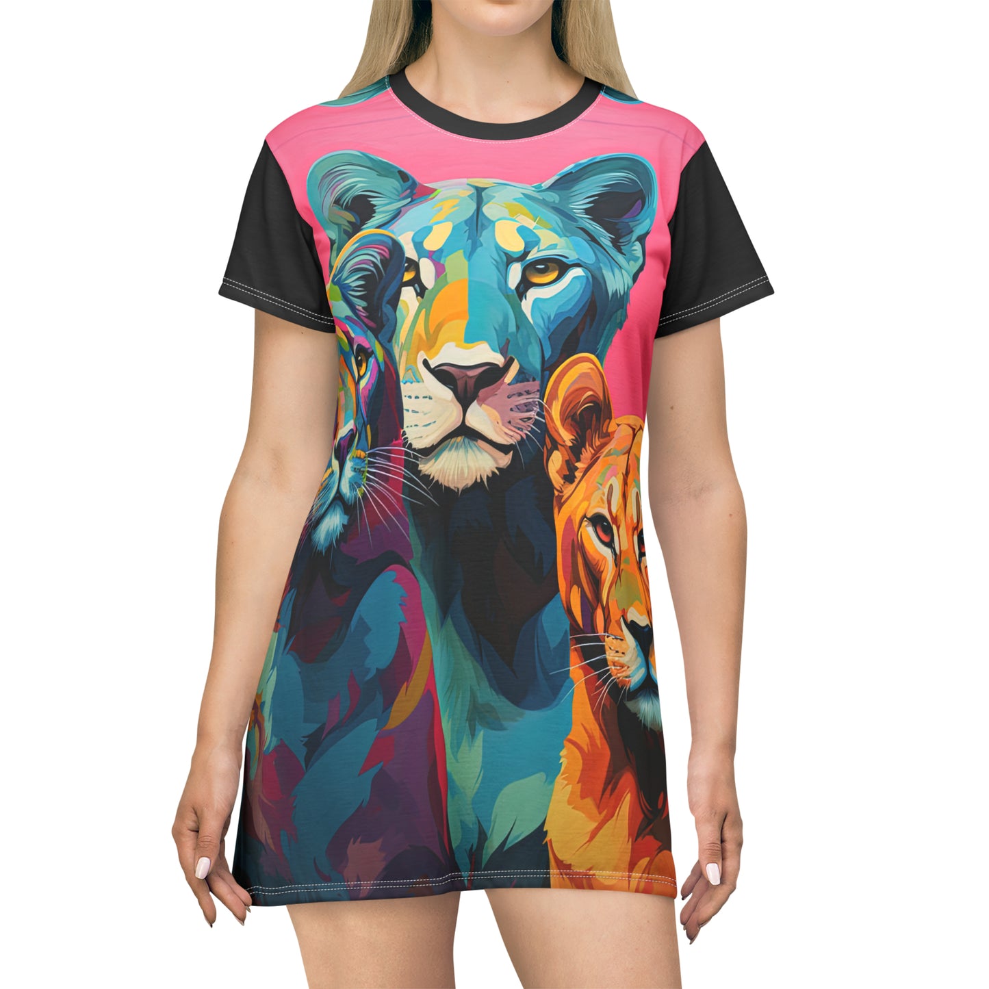 Lion Pride - Artsy T-Shirt Dress