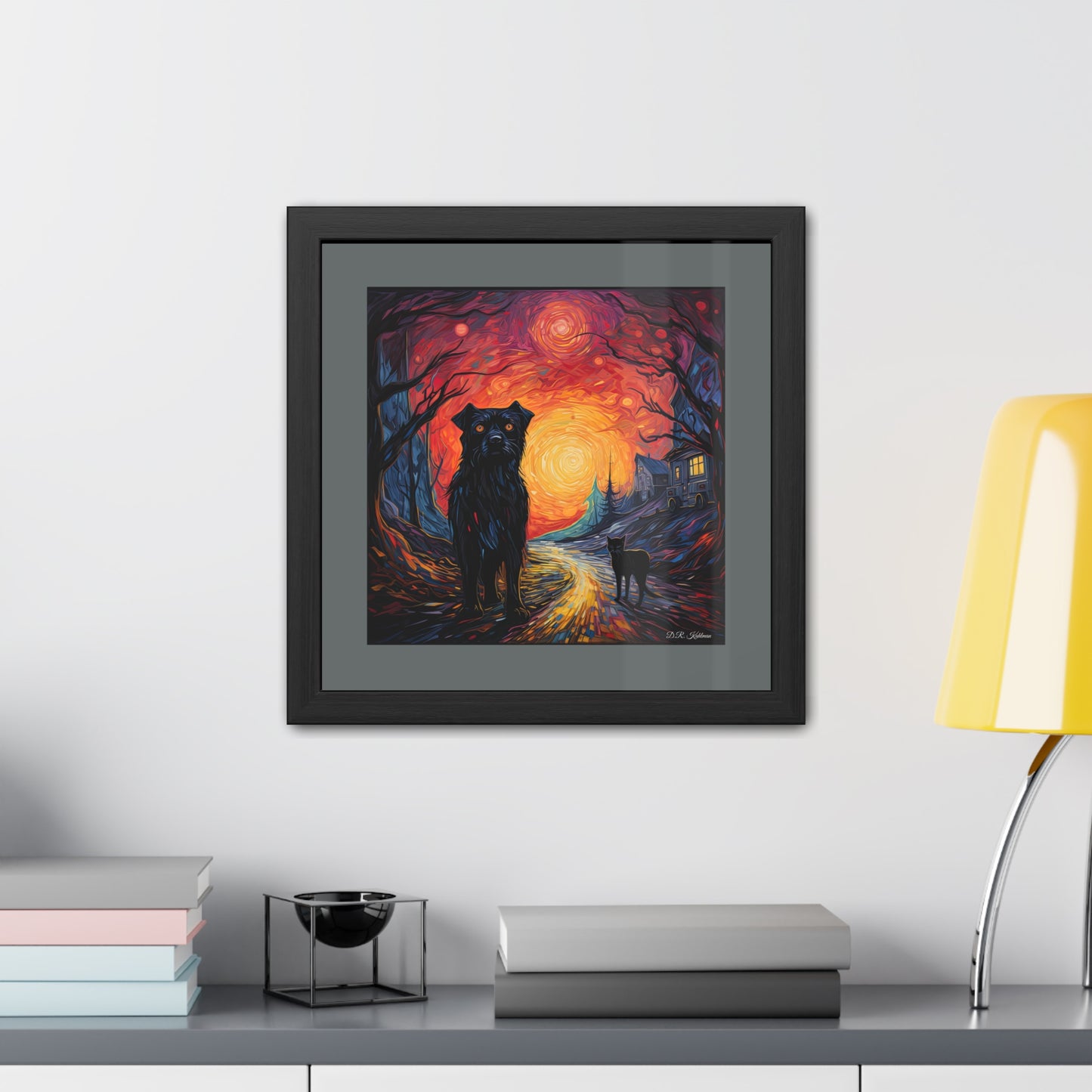 Scary Night - Framed Fine Art Print