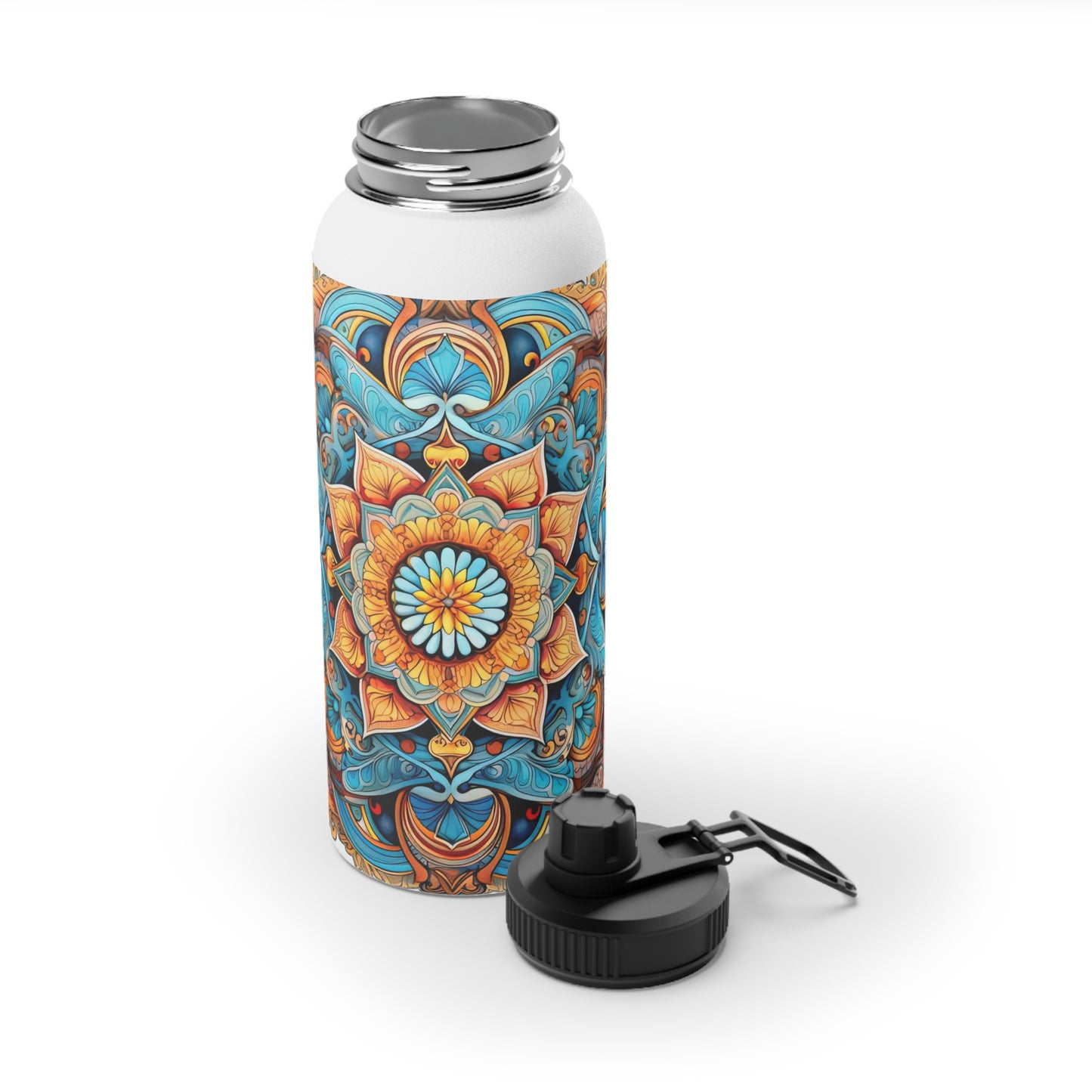 Winged Mandala - Water Bottle