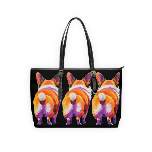 Corgi Butt in Black - Big Bag