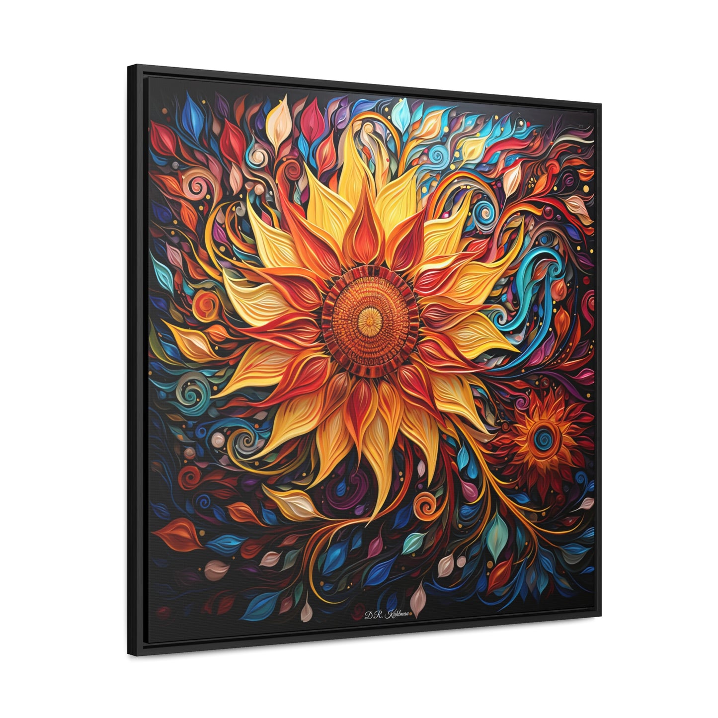 Blustery Blossom on Canvas