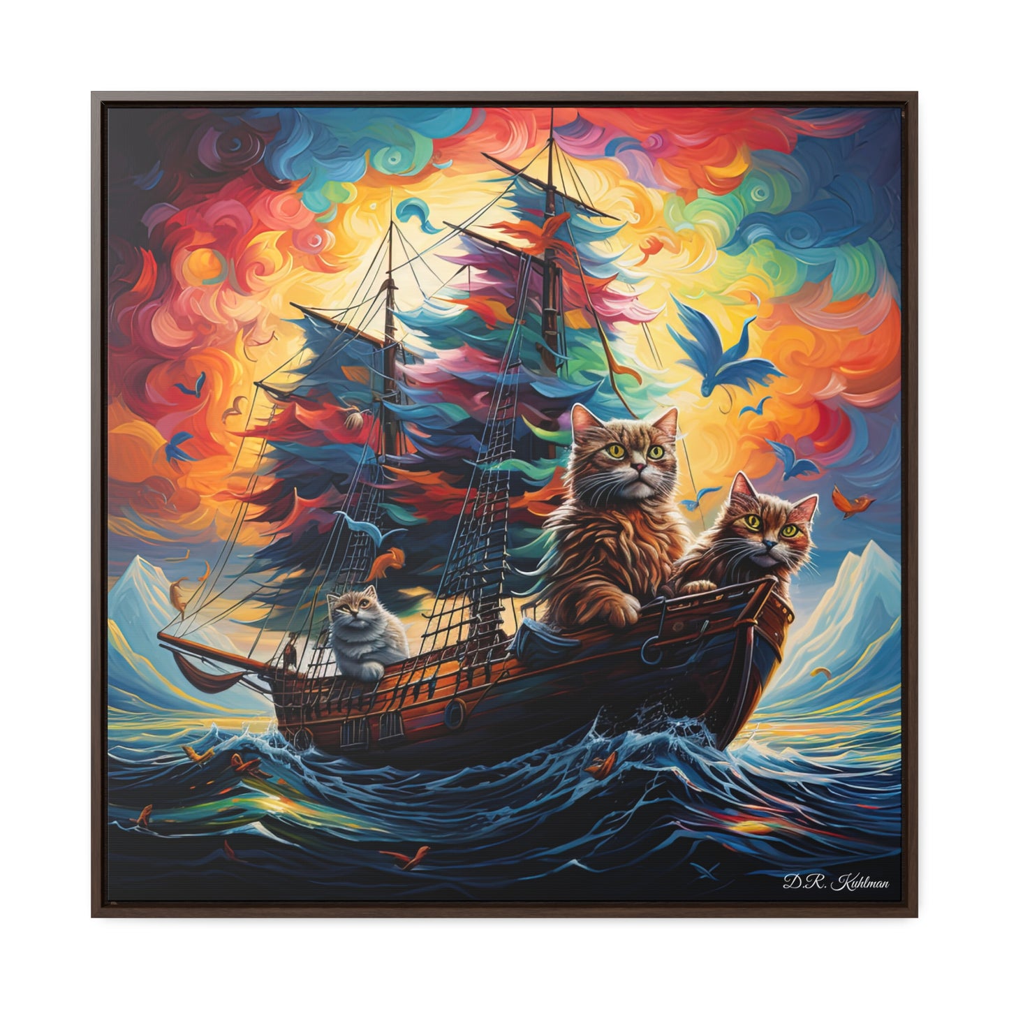 Sea Cats on Canvas