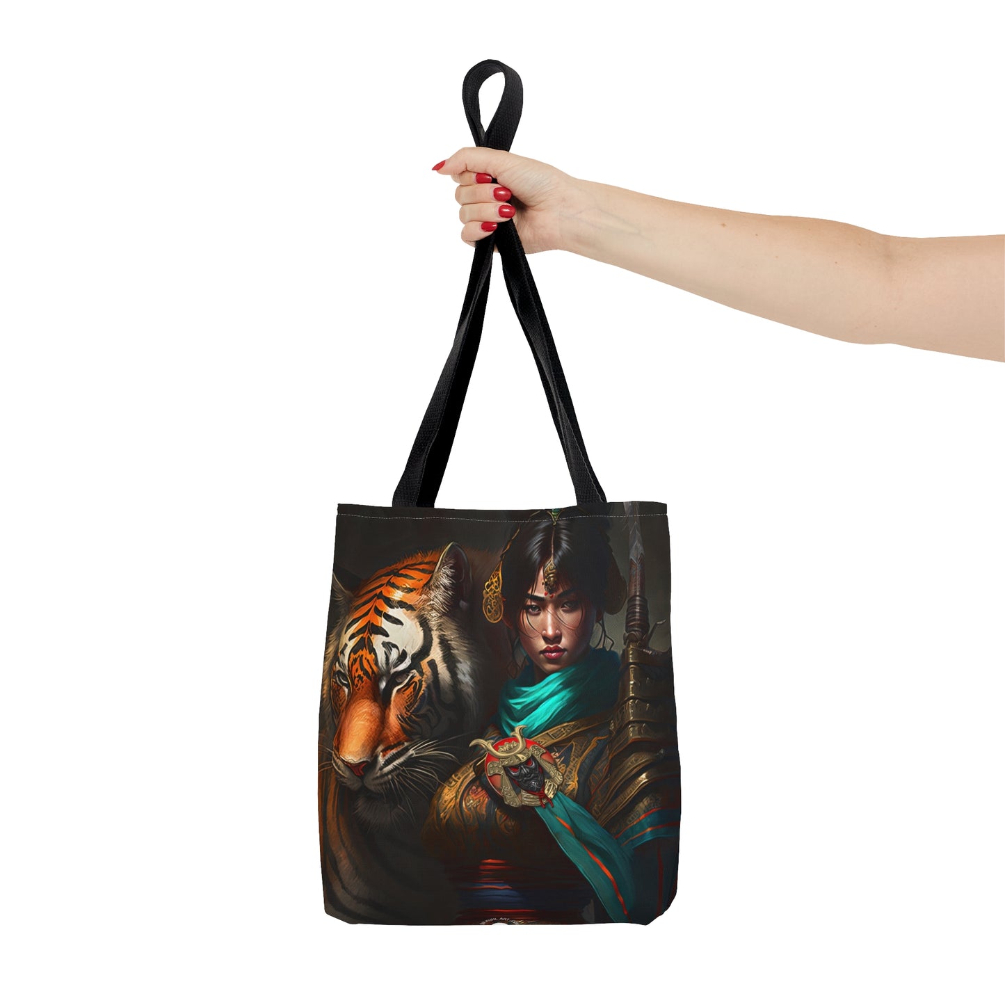 Bengal Tiger Goddess - Artistic Tote Bag