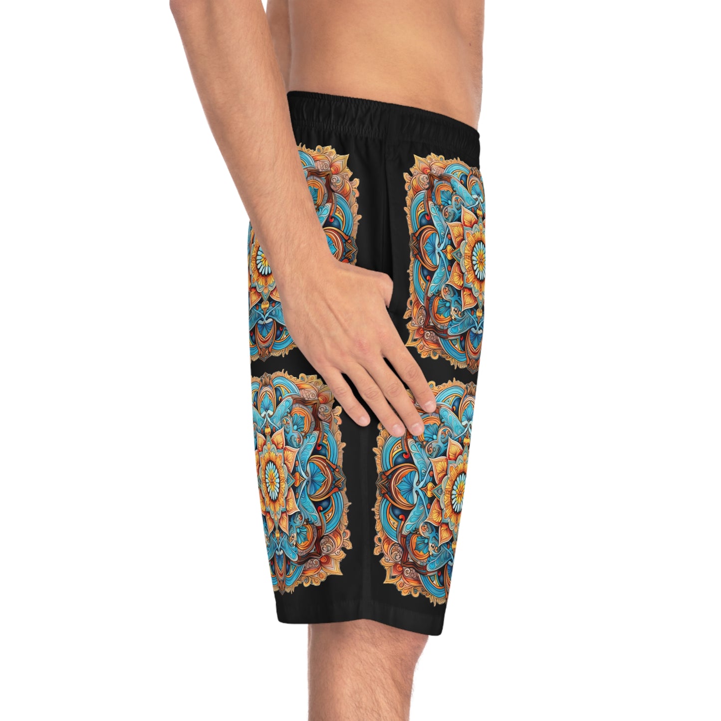 Winged Mandala - Artistic Board Shorts