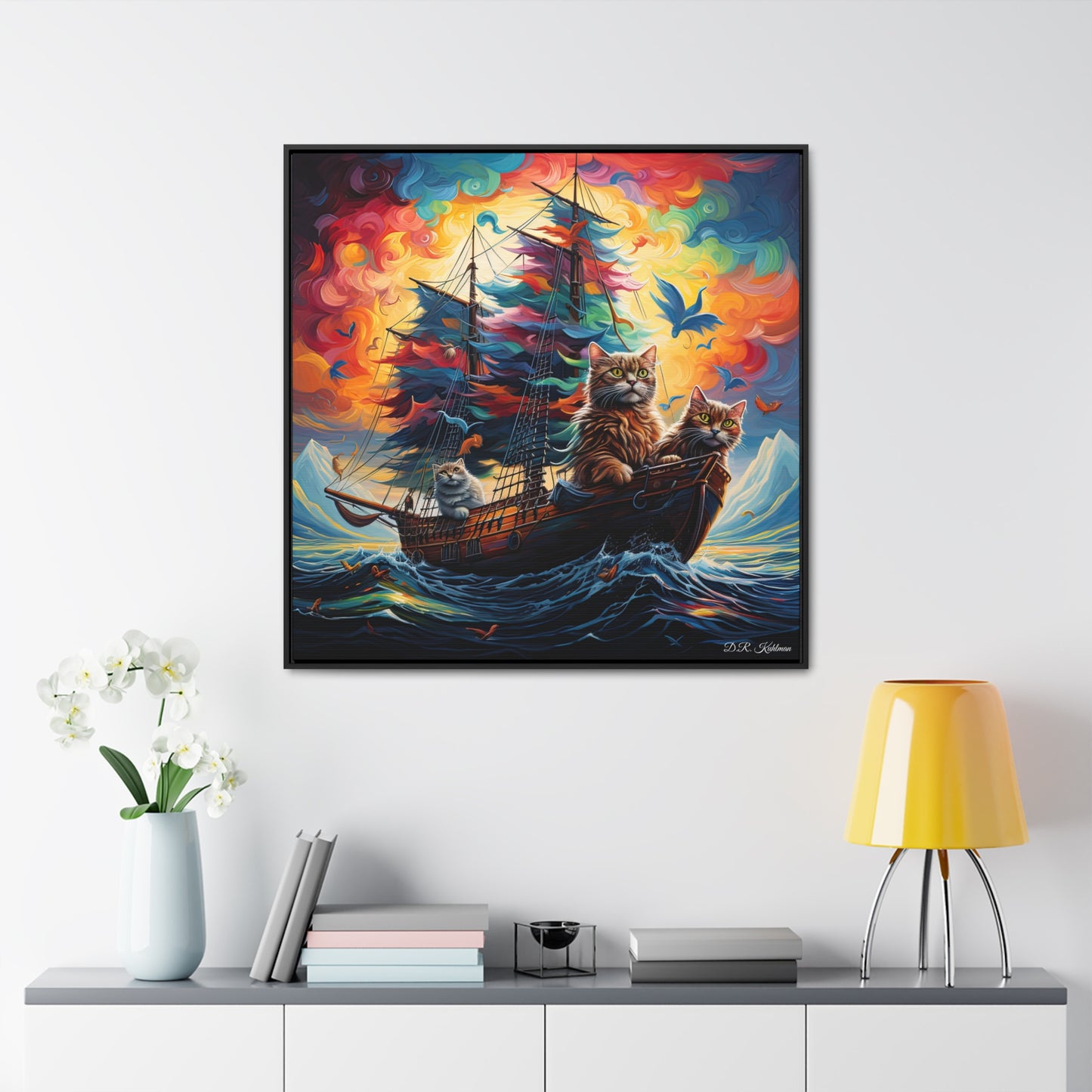 Sea Cats on Canvas