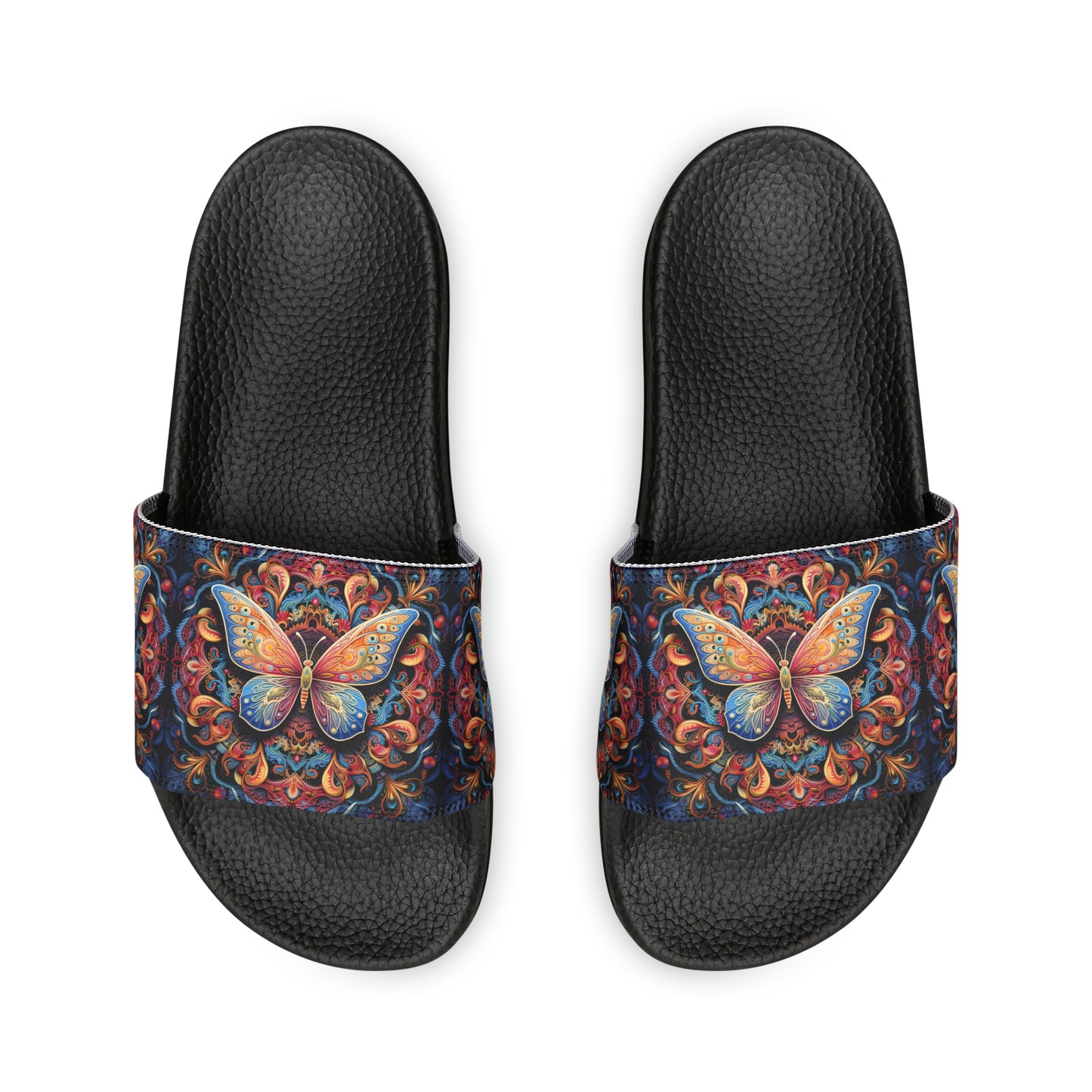 Butterfly Mandala - Men's Slides