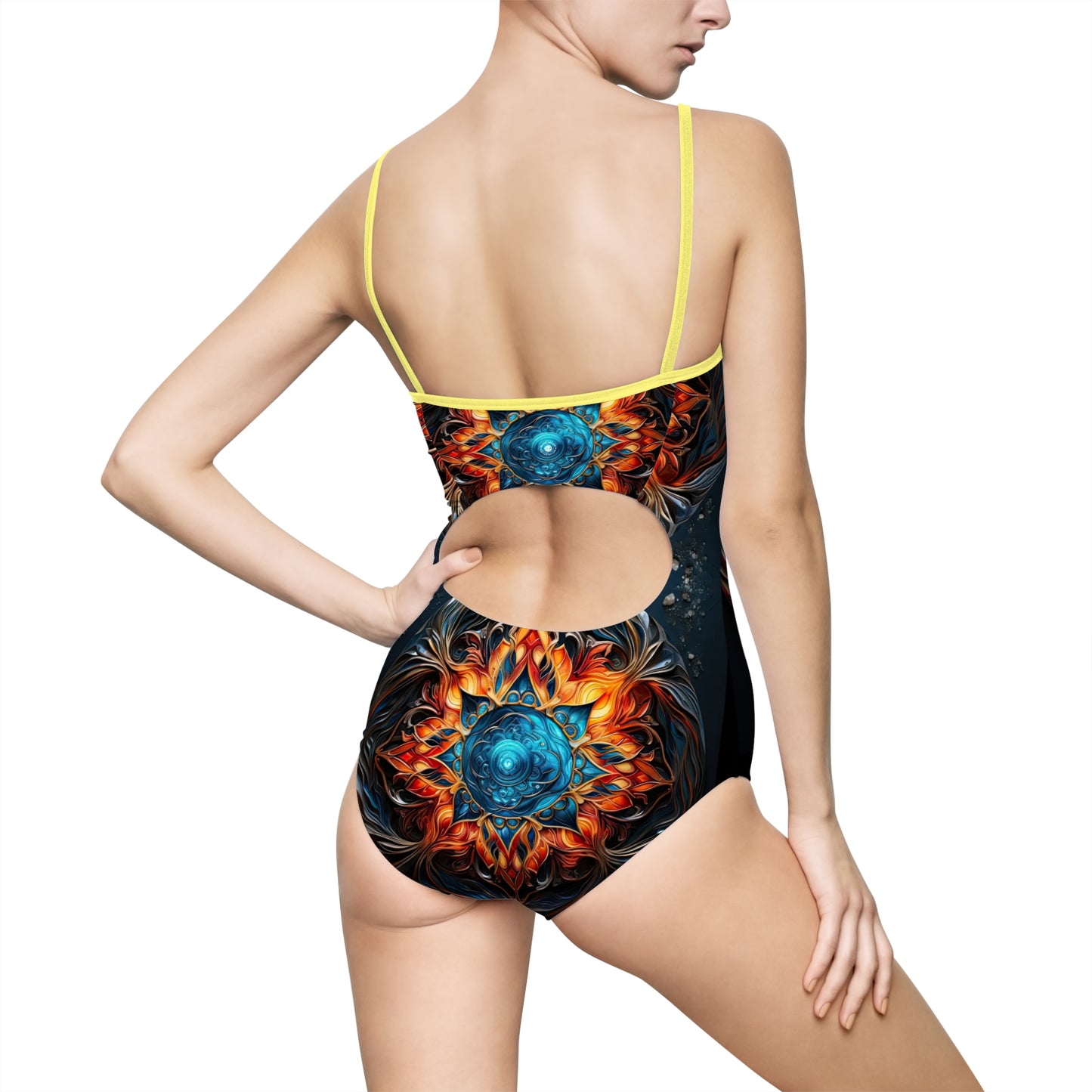 Fire and Ice - Artsy One-Piece