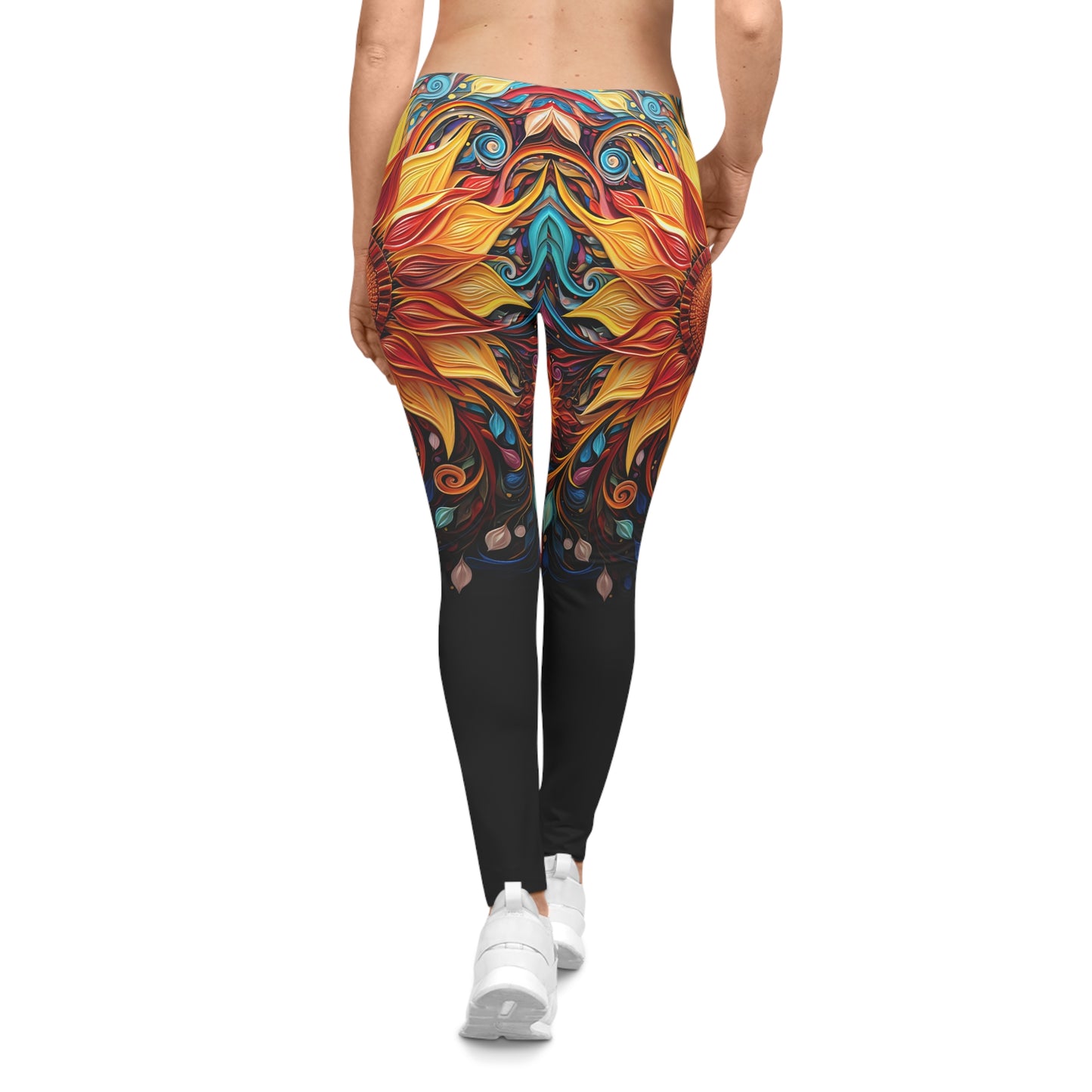 Blustery Blossom - Artistic Leggings