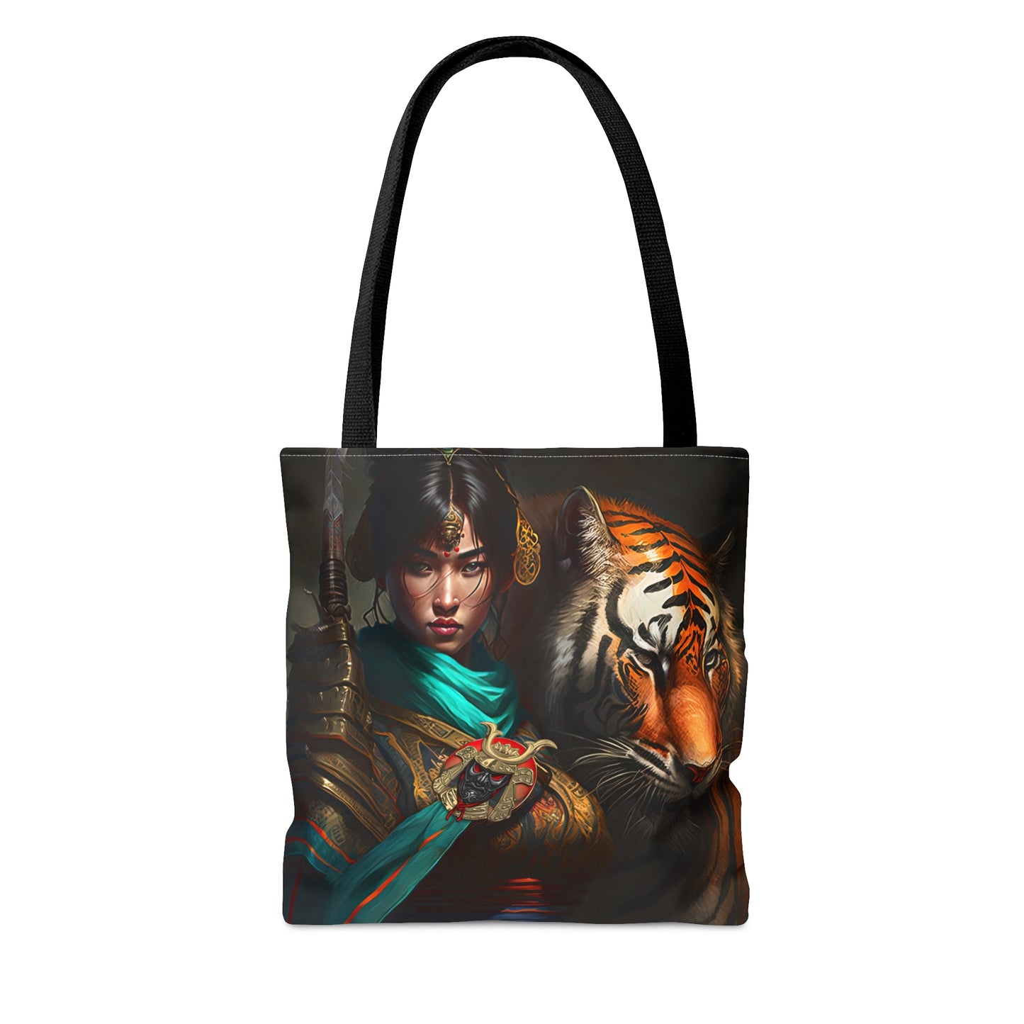 Bengal Tiger Goddess - Artistic Tote Bag