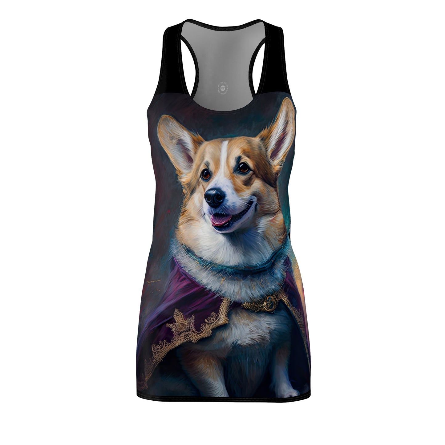 Corgi Royalty - Artistic Racerback Dress