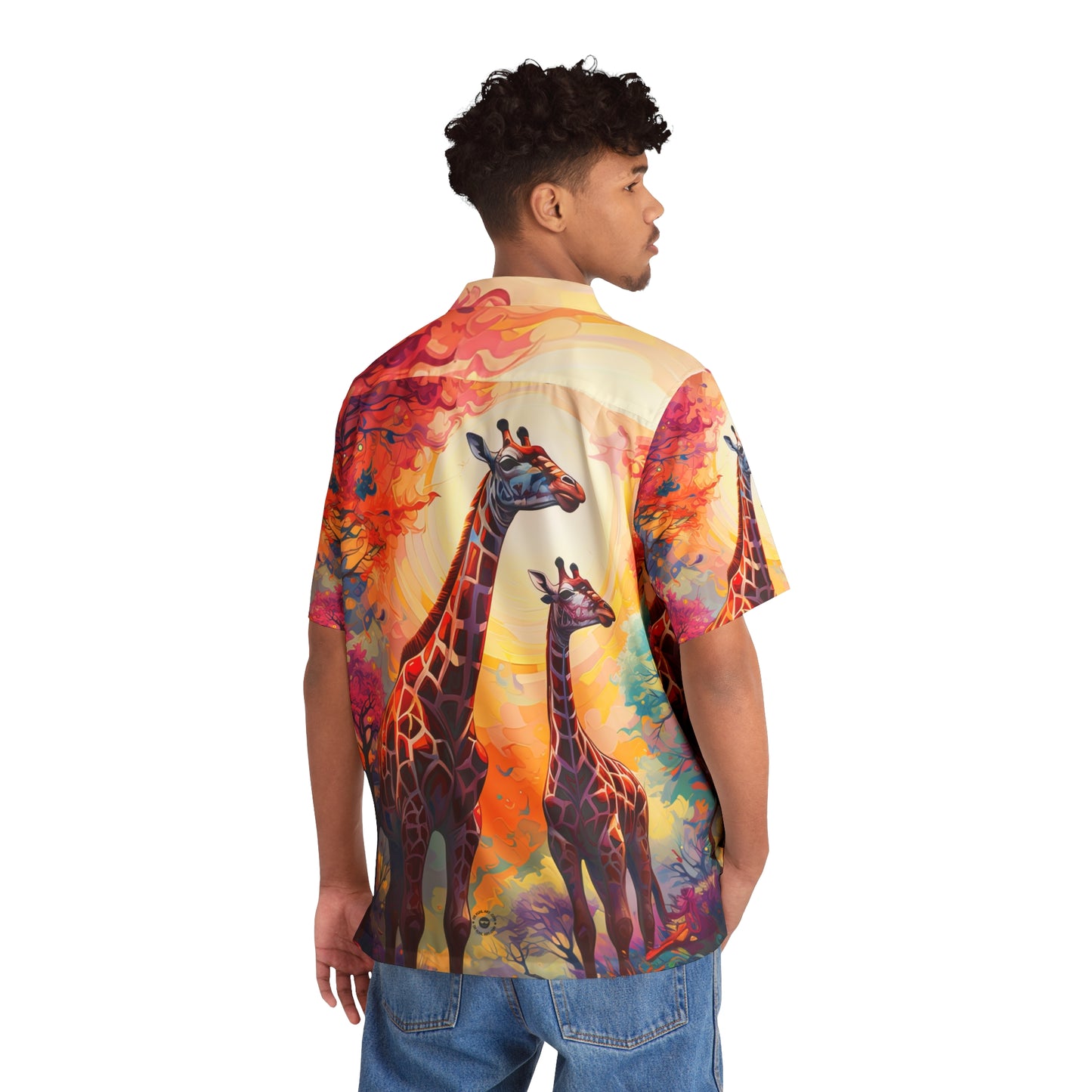 Giraffe Sunrise - California Chill Shirt