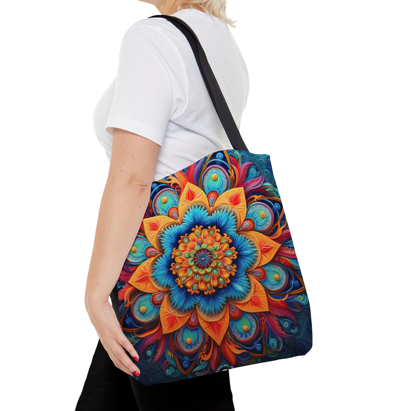 Floral Mandala - Artistic Tote Bag