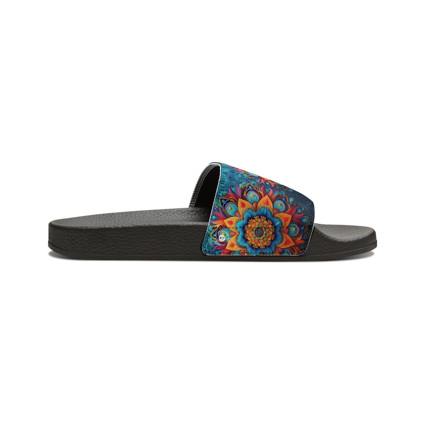 Floral Mandala - Men's Slides