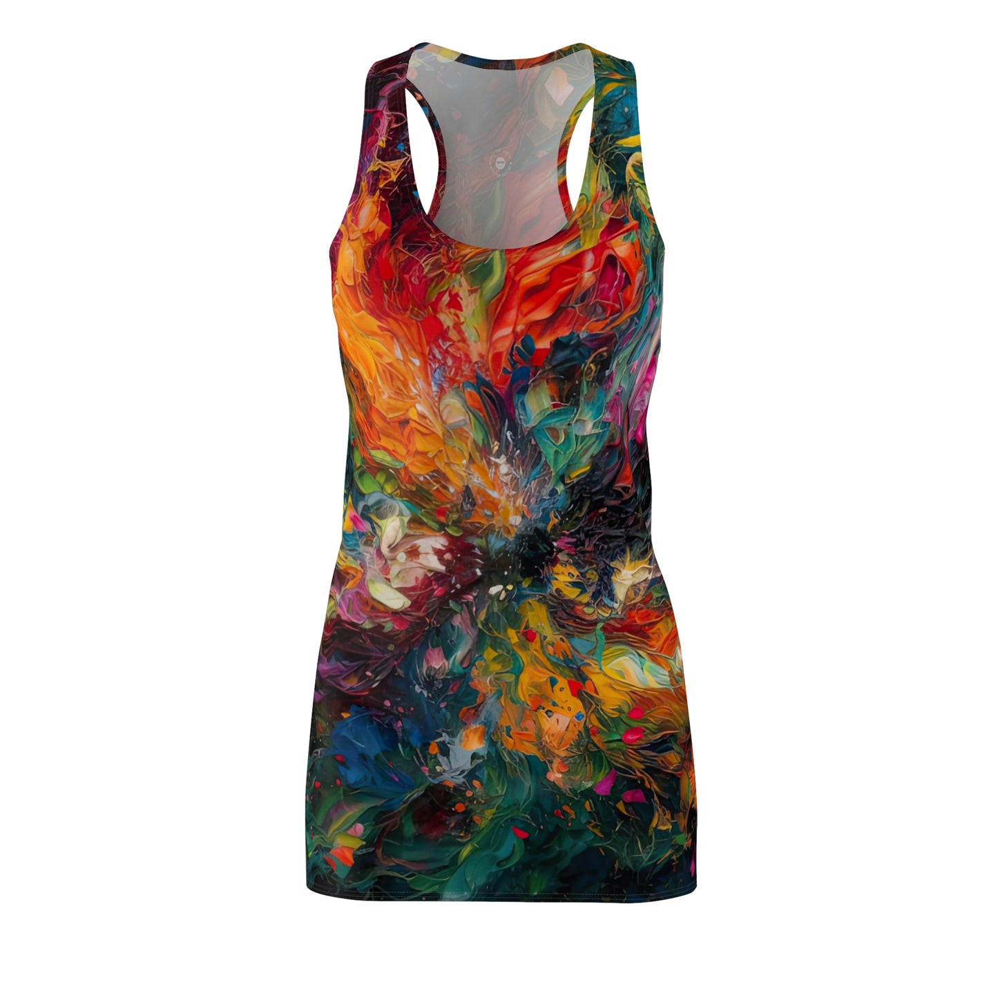 Colorized Dark Energy - Artistic Racerback Dress