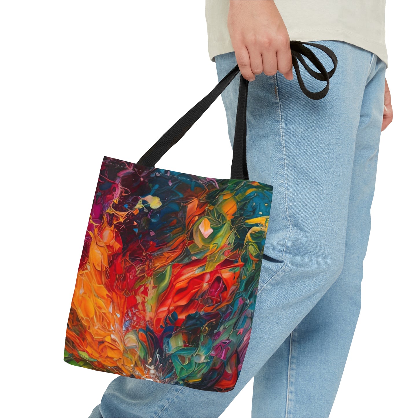 Colorized Dark Energy - Artistic Tote Bag