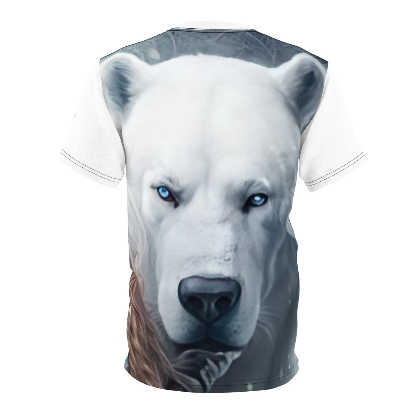 Polar Bear Stare in White - Fashion Tee