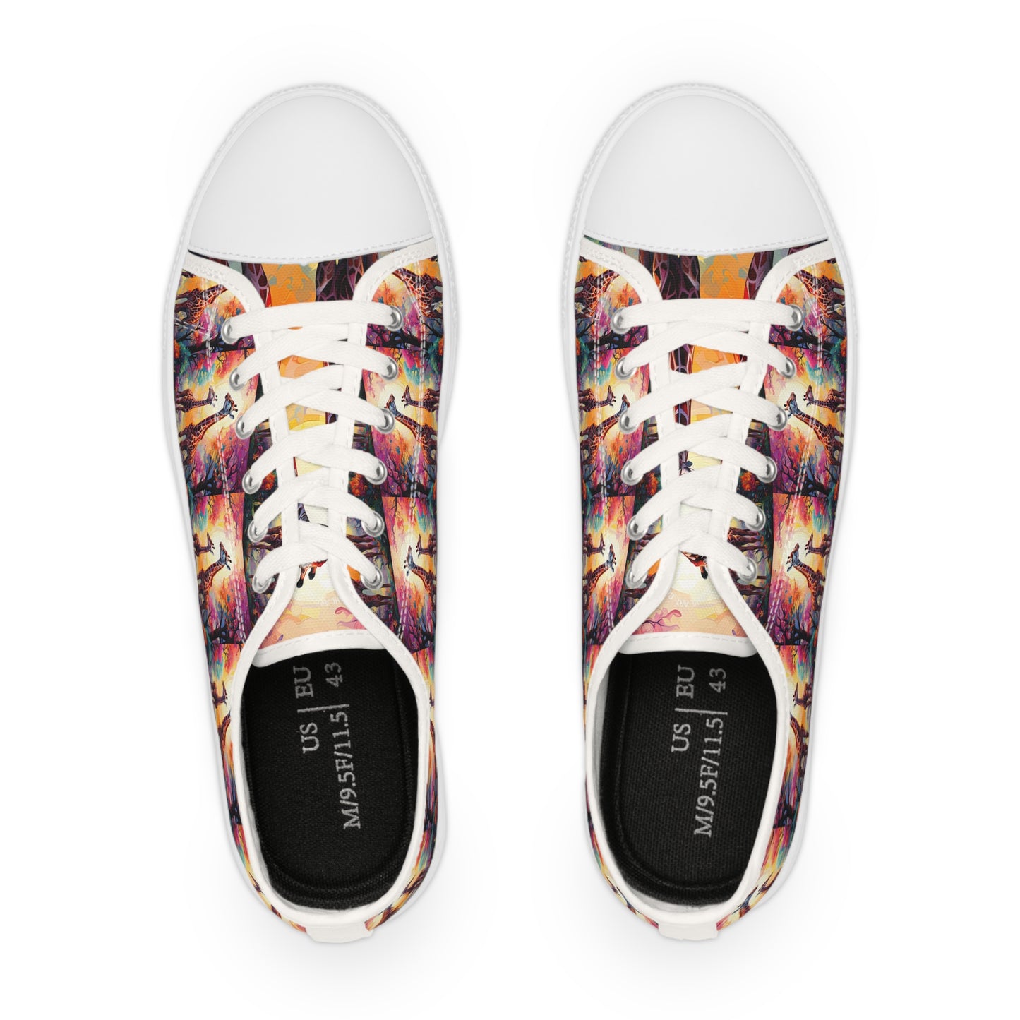 Giraffe Sunrise - Men's Sneakers