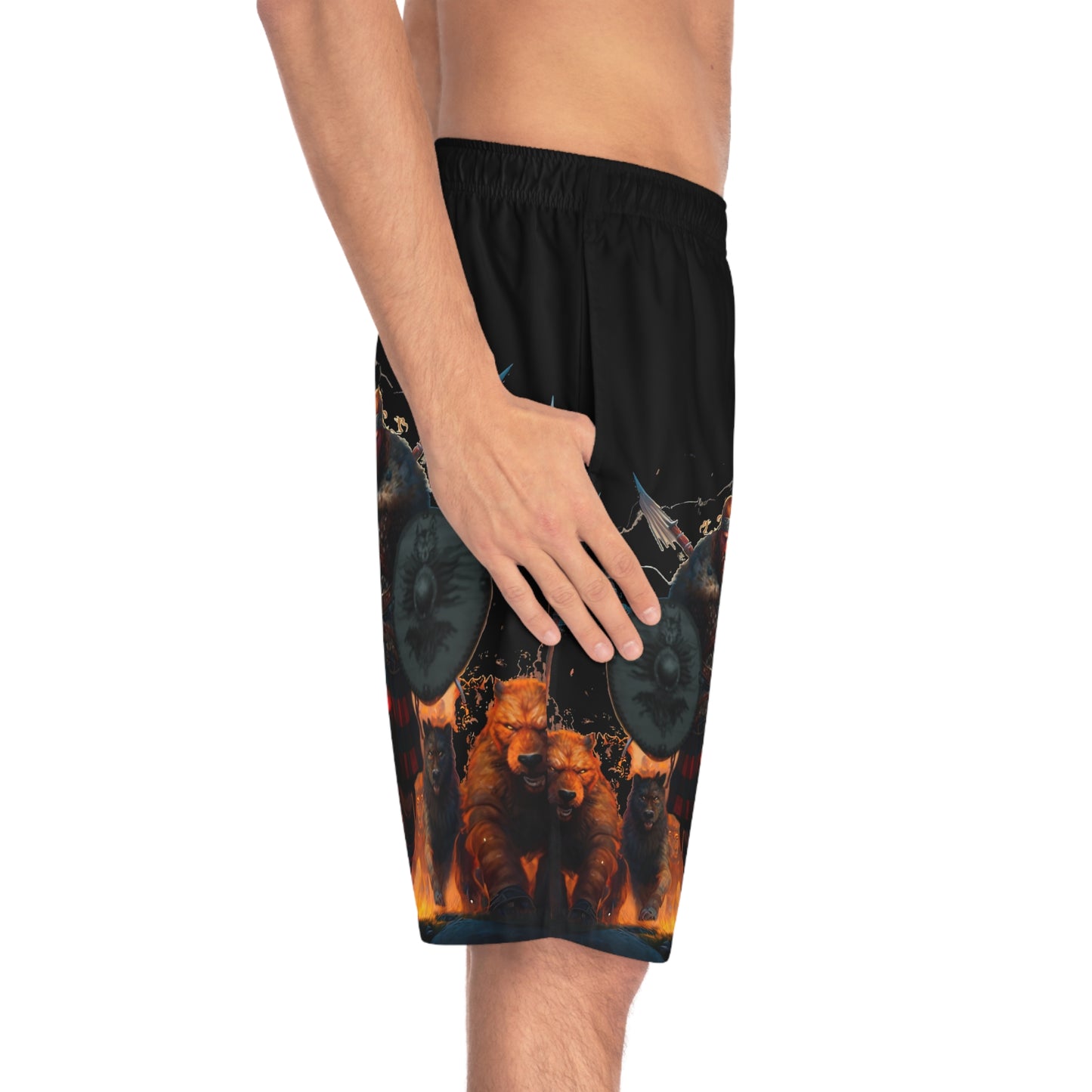 Scottish Battle Dog Pack - Artistic Board Shorts