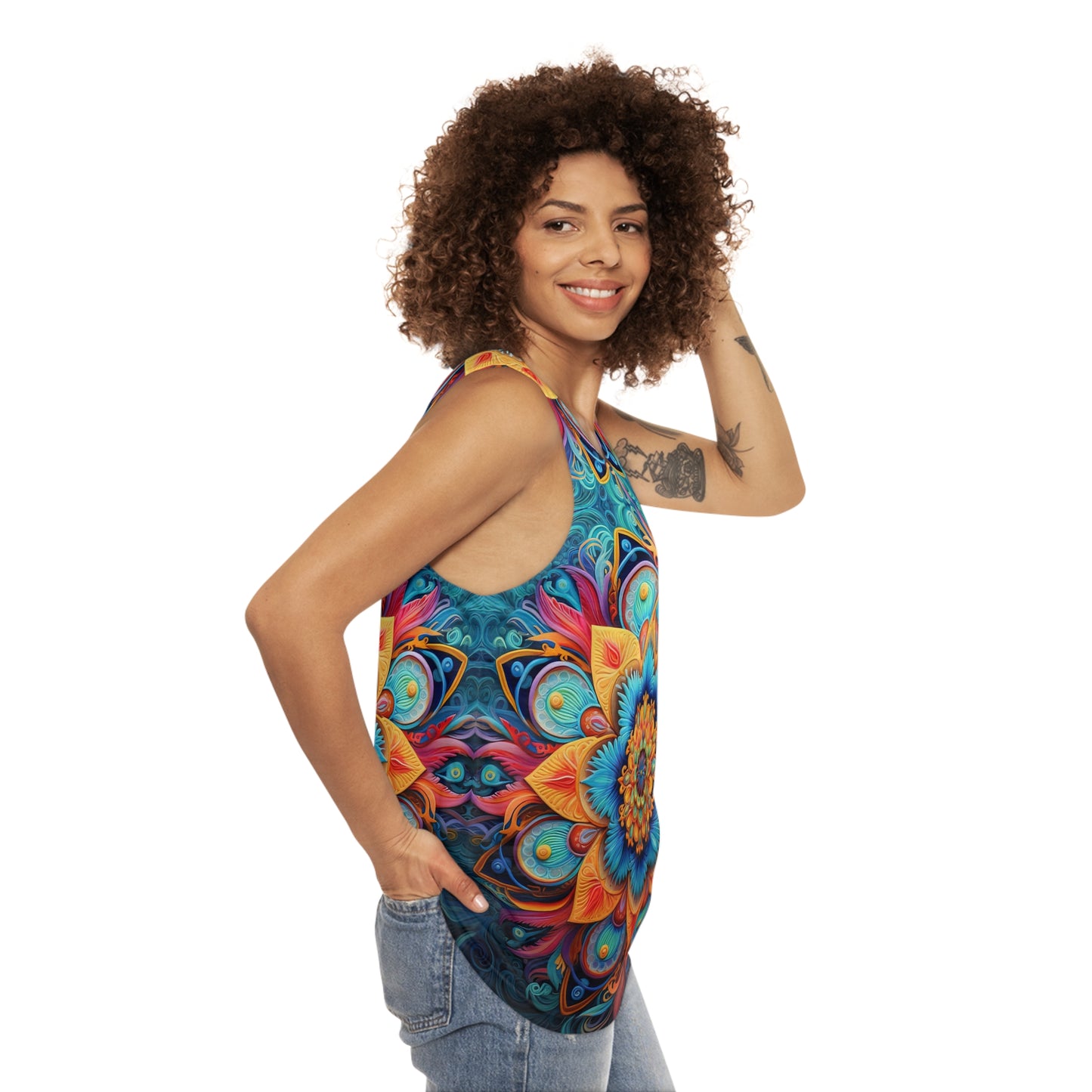 Floral Mandala - Tank Top