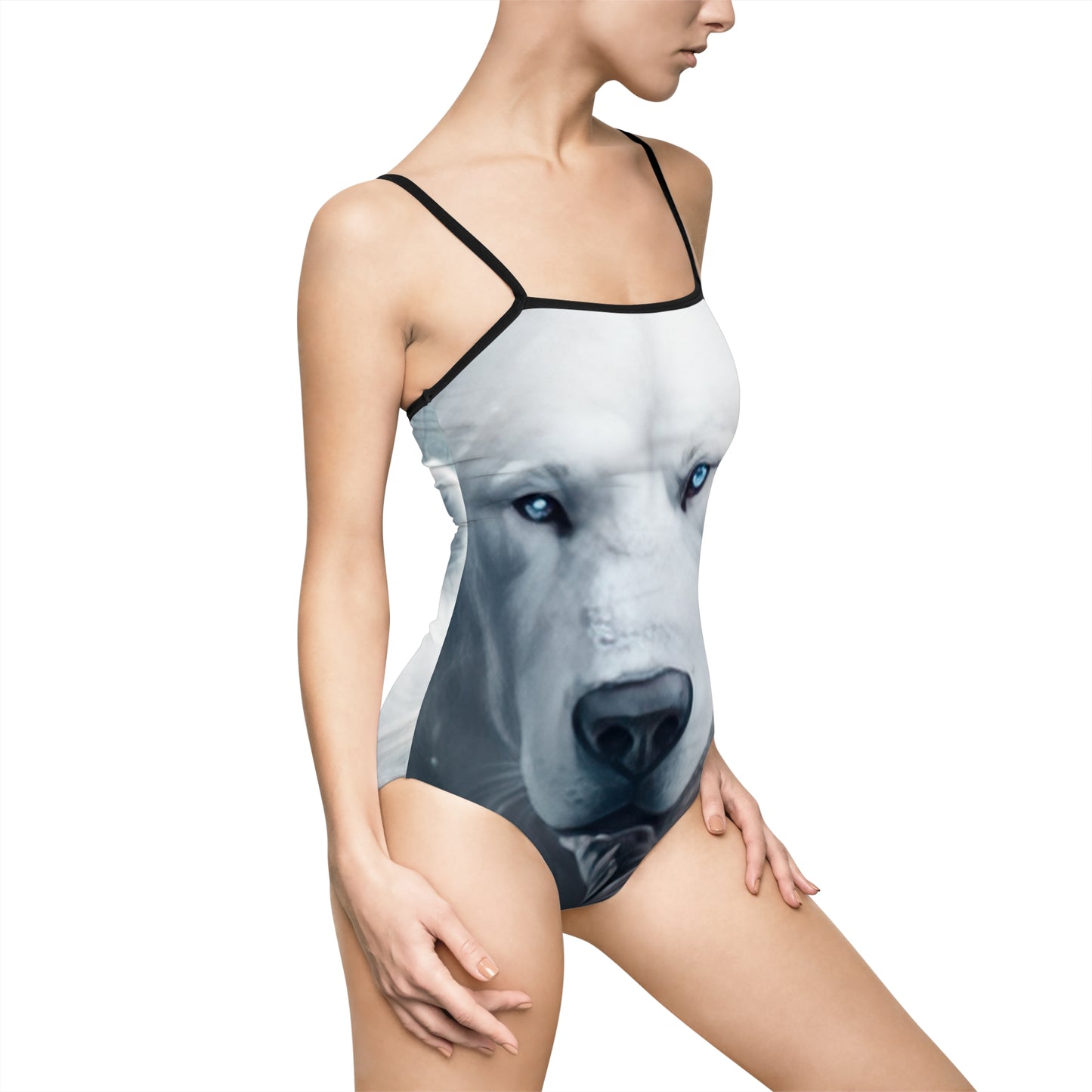 Polar Bear Stare - Artsy One-Piece