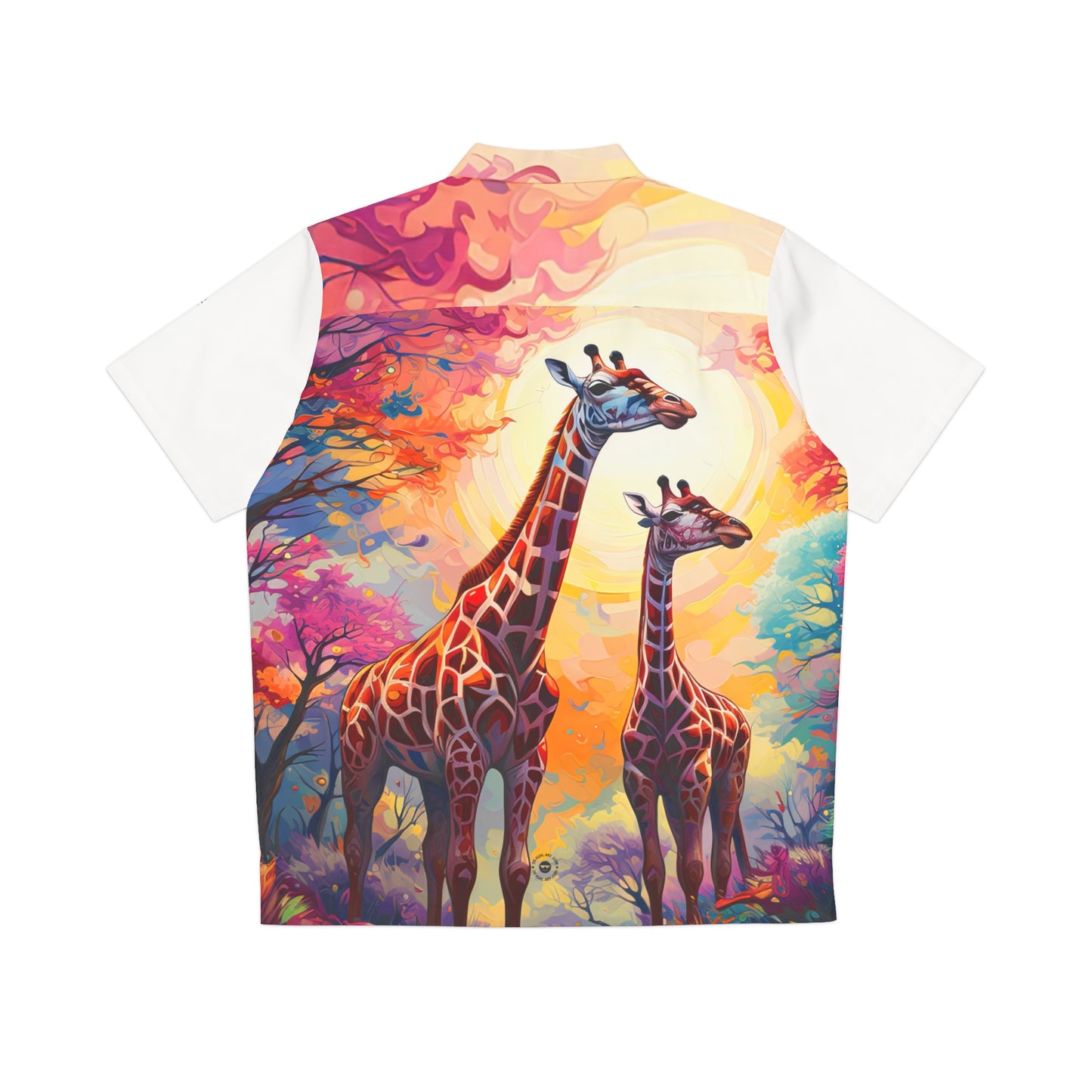 Giraffe Sunrise Right - California Chill Shirt