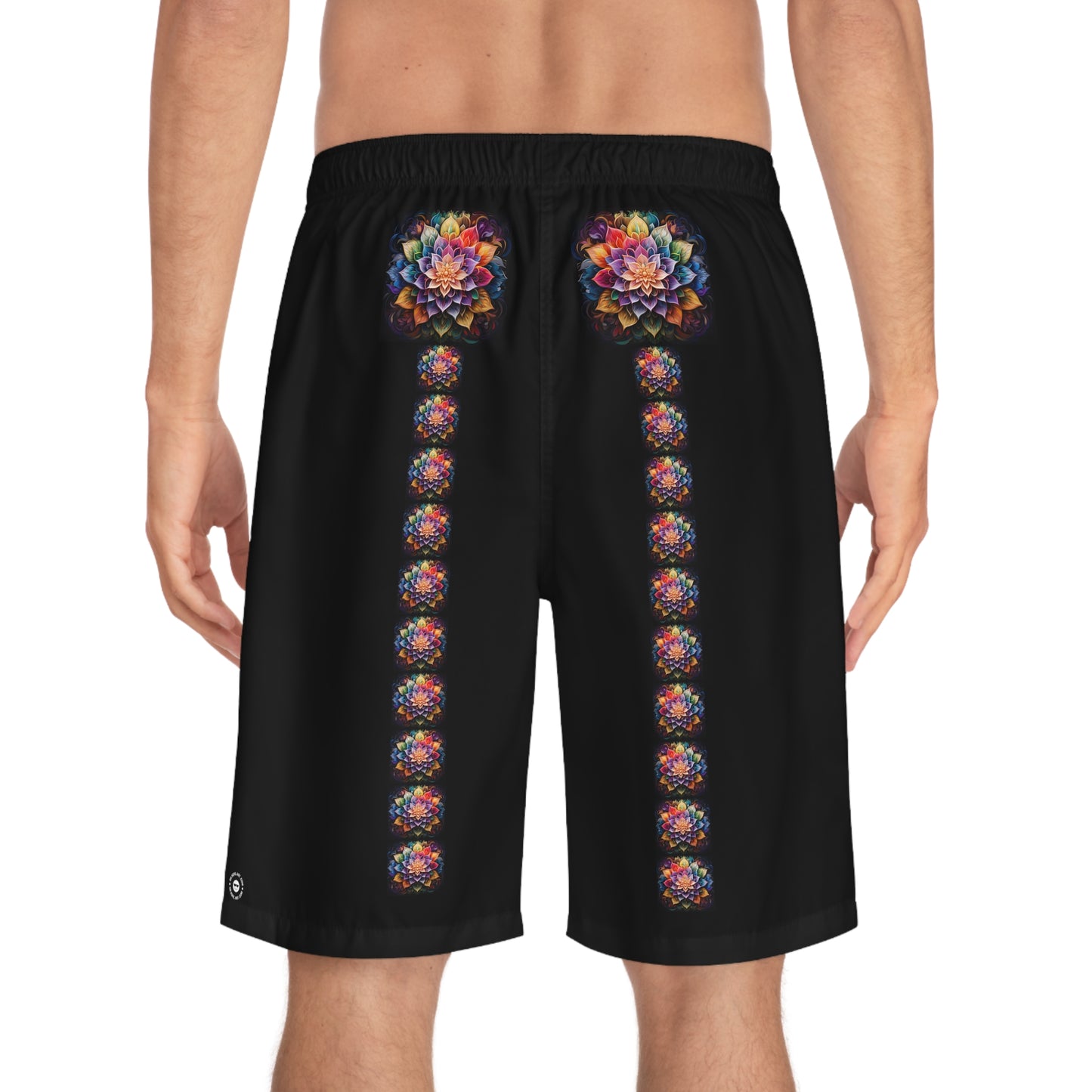 Lotus Mandala Trail - Artistic Board Shorts